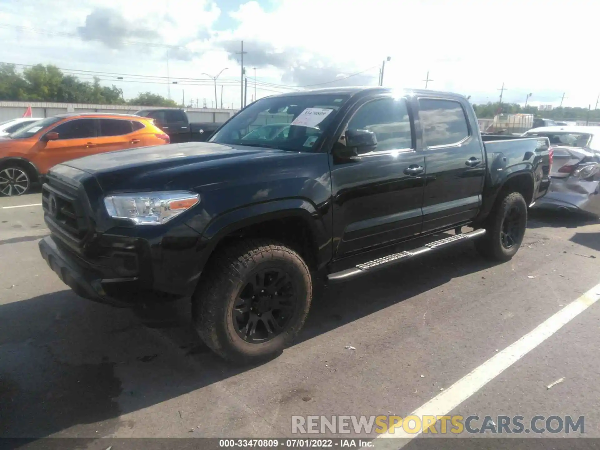 2 Photograph of a damaged car 3TYAX5GN5NT040162 TOYOTA TACOMA 2WD 2022