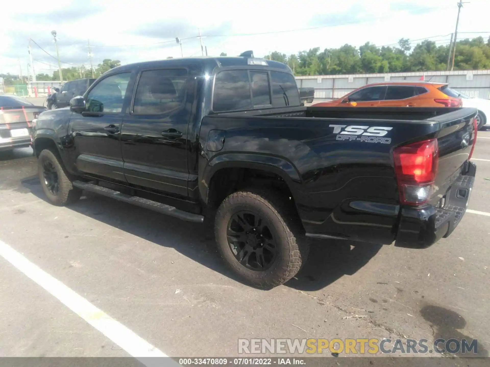 3 Photograph of a damaged car 3TYAX5GN5NT040162 TOYOTA TACOMA 2WD 2022