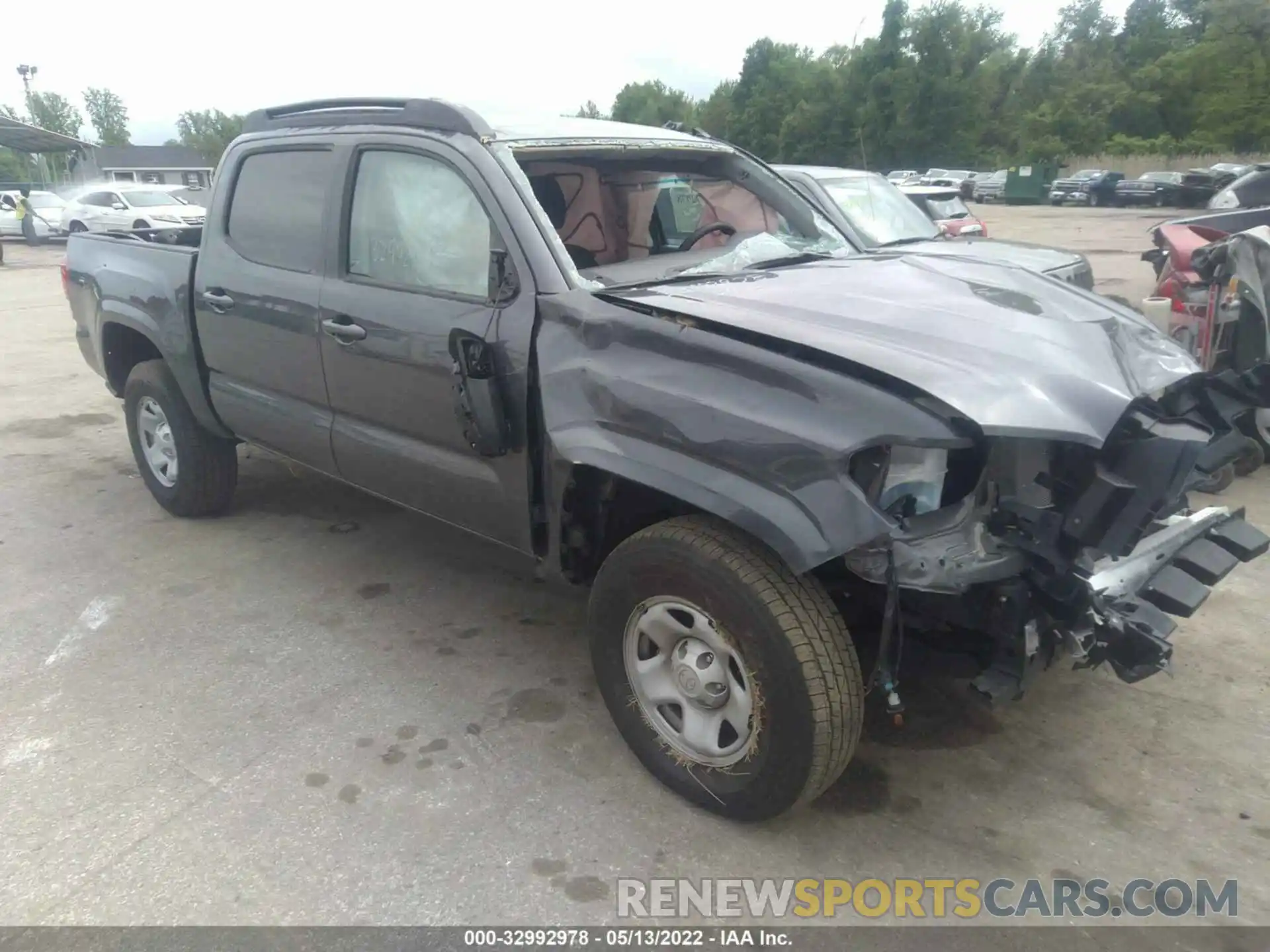 1 Photograph of a damaged car 3TYAX5GN7NT034461 TOYOTA TACOMA 2WD 2022