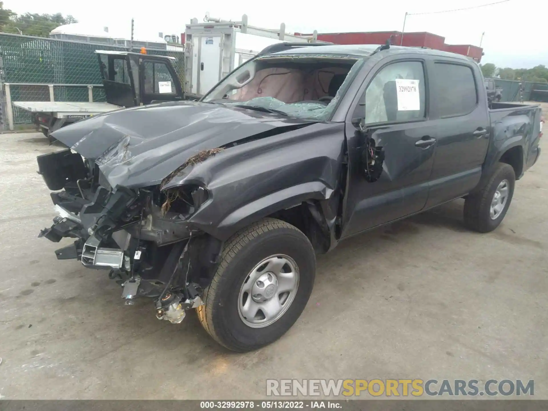 2 Photograph of a damaged car 3TYAX5GN7NT034461 TOYOTA TACOMA 2WD 2022