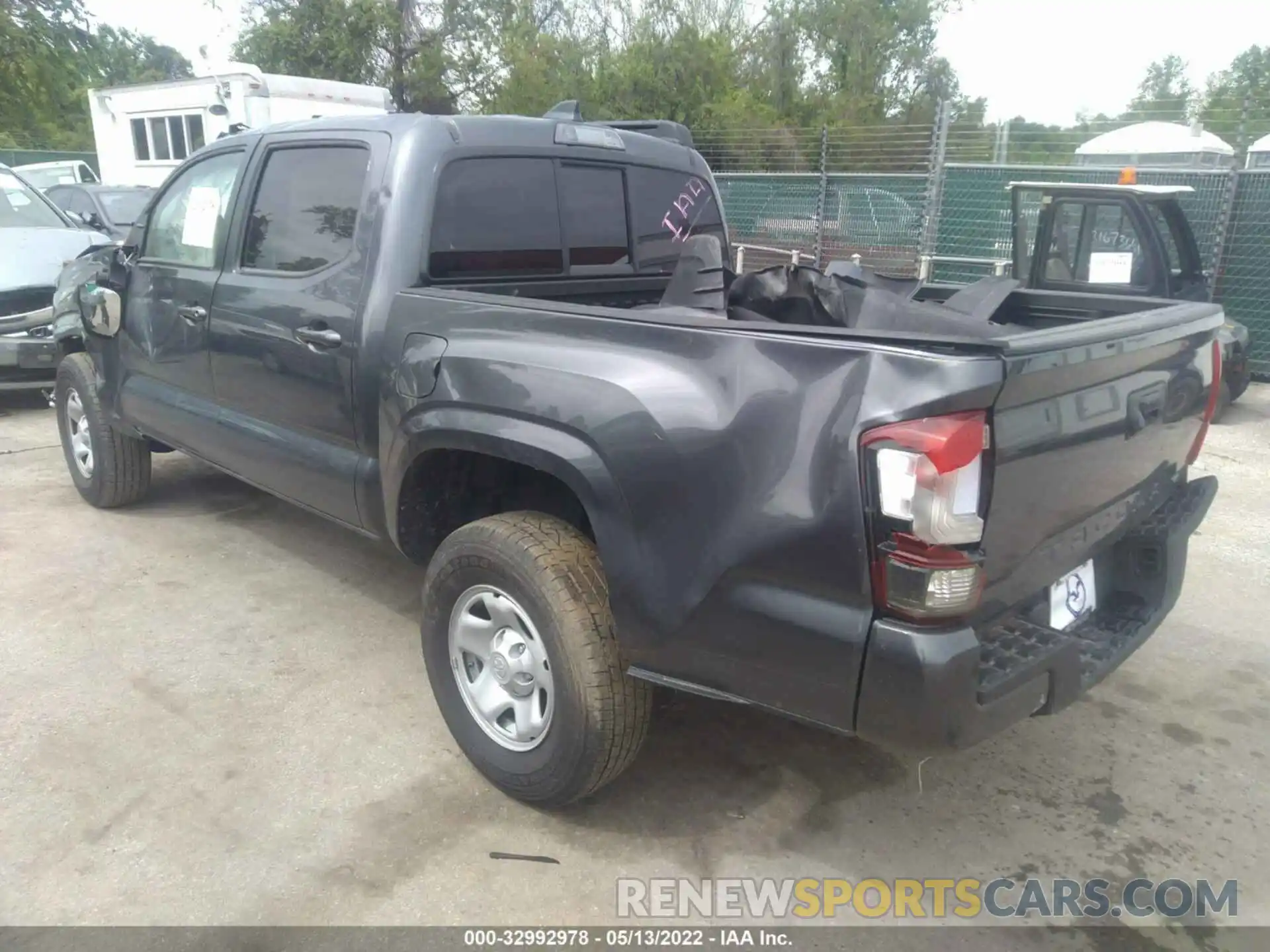 3 Photograph of a damaged car 3TYAX5GN7NT034461 TOYOTA TACOMA 2WD 2022