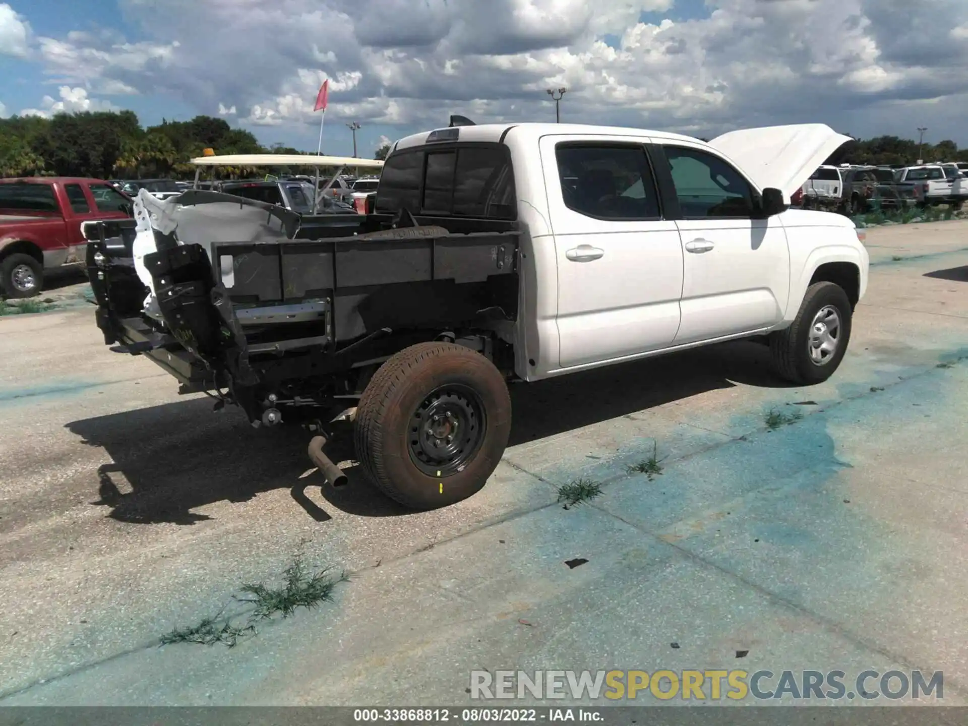 4 Фотография поврежденного автомобиля 3TYAX5GN7NT036257 TOYOTA TACOMA 2WD 2022