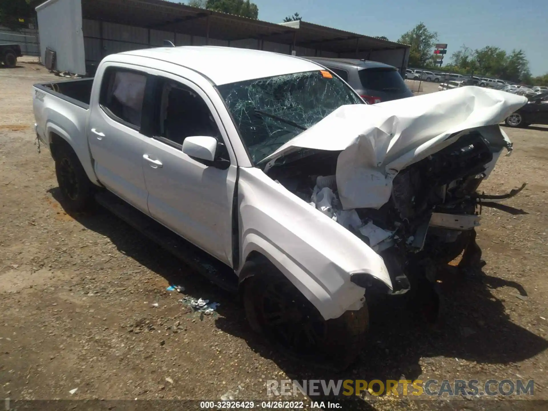 1 Photograph of a damaged car 3TYAX5GN8NT034534 TOYOTA TACOMA 2WD 2022