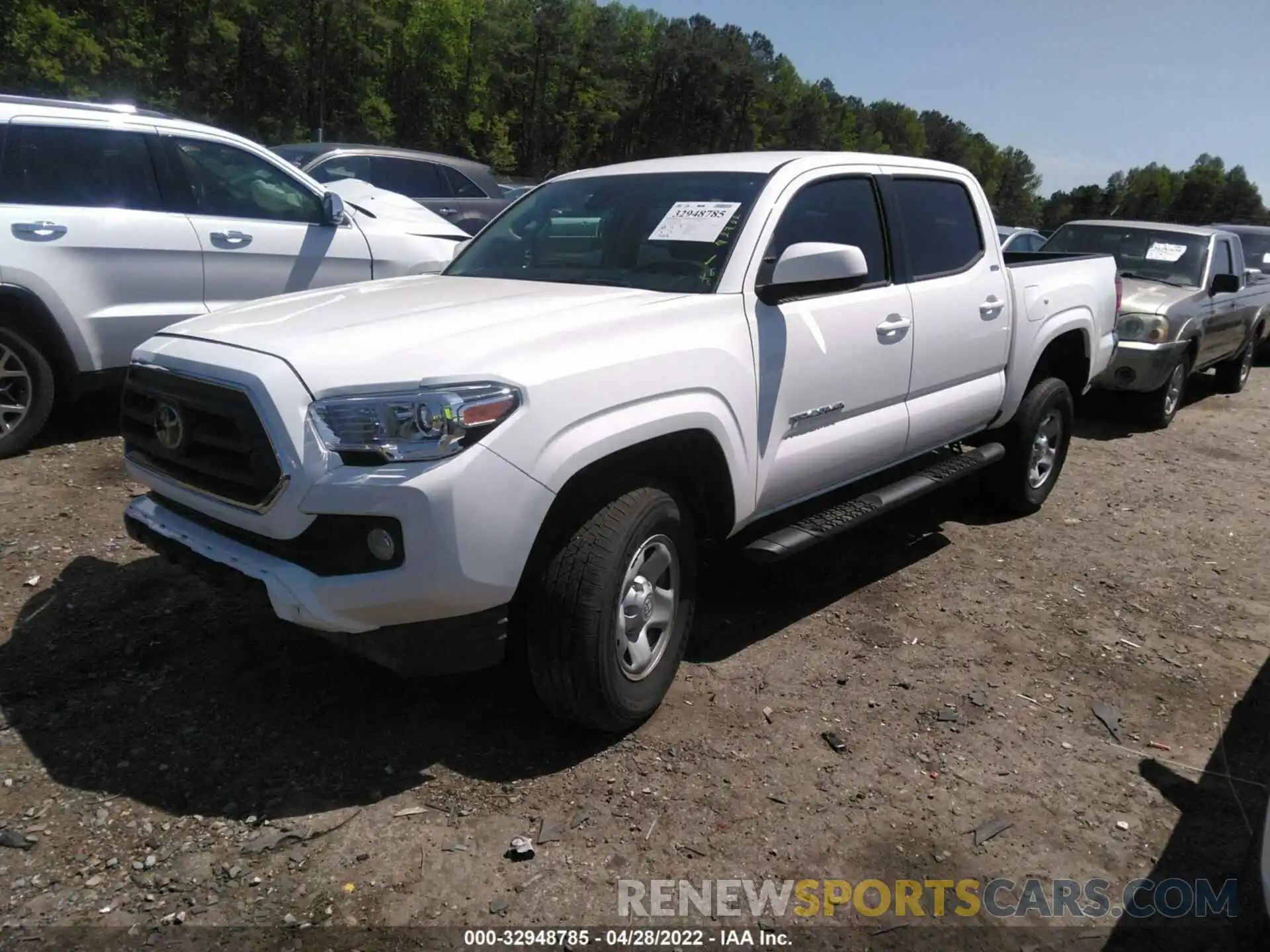 2 Фотография поврежденного автомобиля 3TYAX5GN9NT046773 TOYOTA TACOMA 2WD 2022