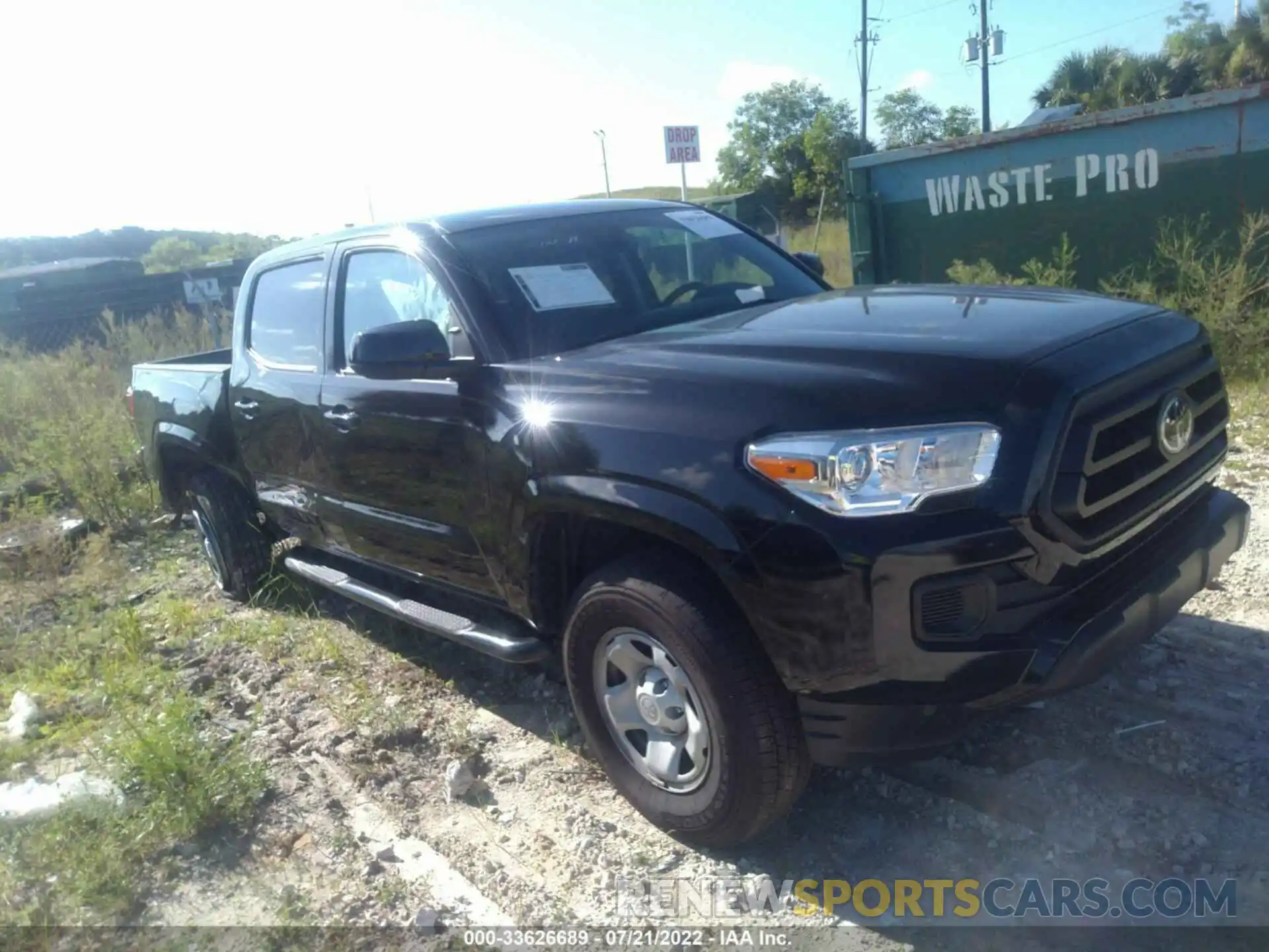 1 Photograph of a damaged car 3TYAX5GN9NT047065 TOYOTA TACOMA 2WD 2022