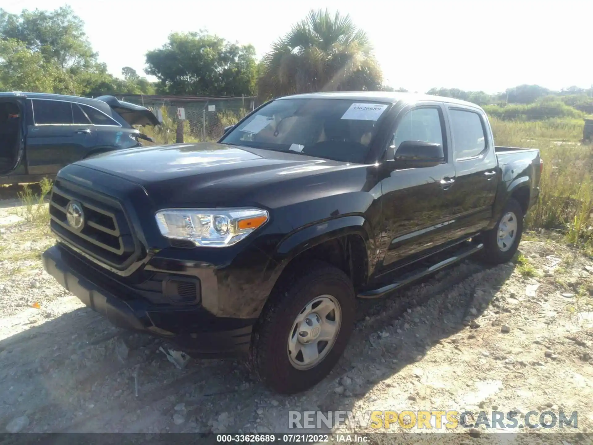 2 Photograph of a damaged car 3TYAX5GN9NT047065 TOYOTA TACOMA 2WD 2022