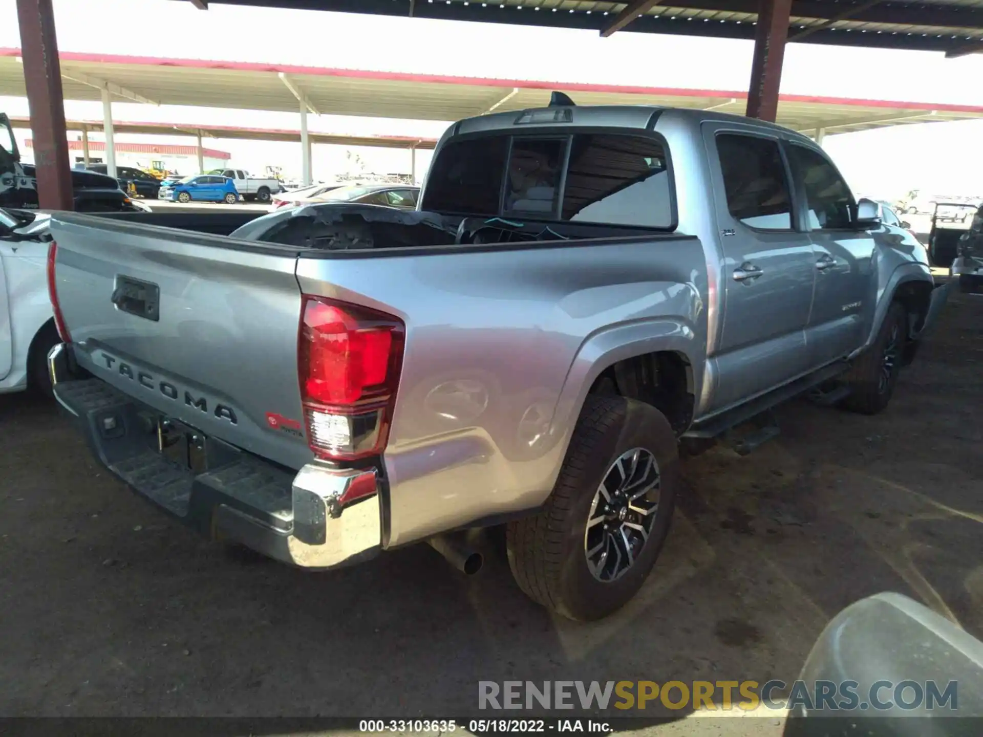 4 Photograph of a damaged car 3TYAX5GNXNT048466 TOYOTA TACOMA 2WD 2022