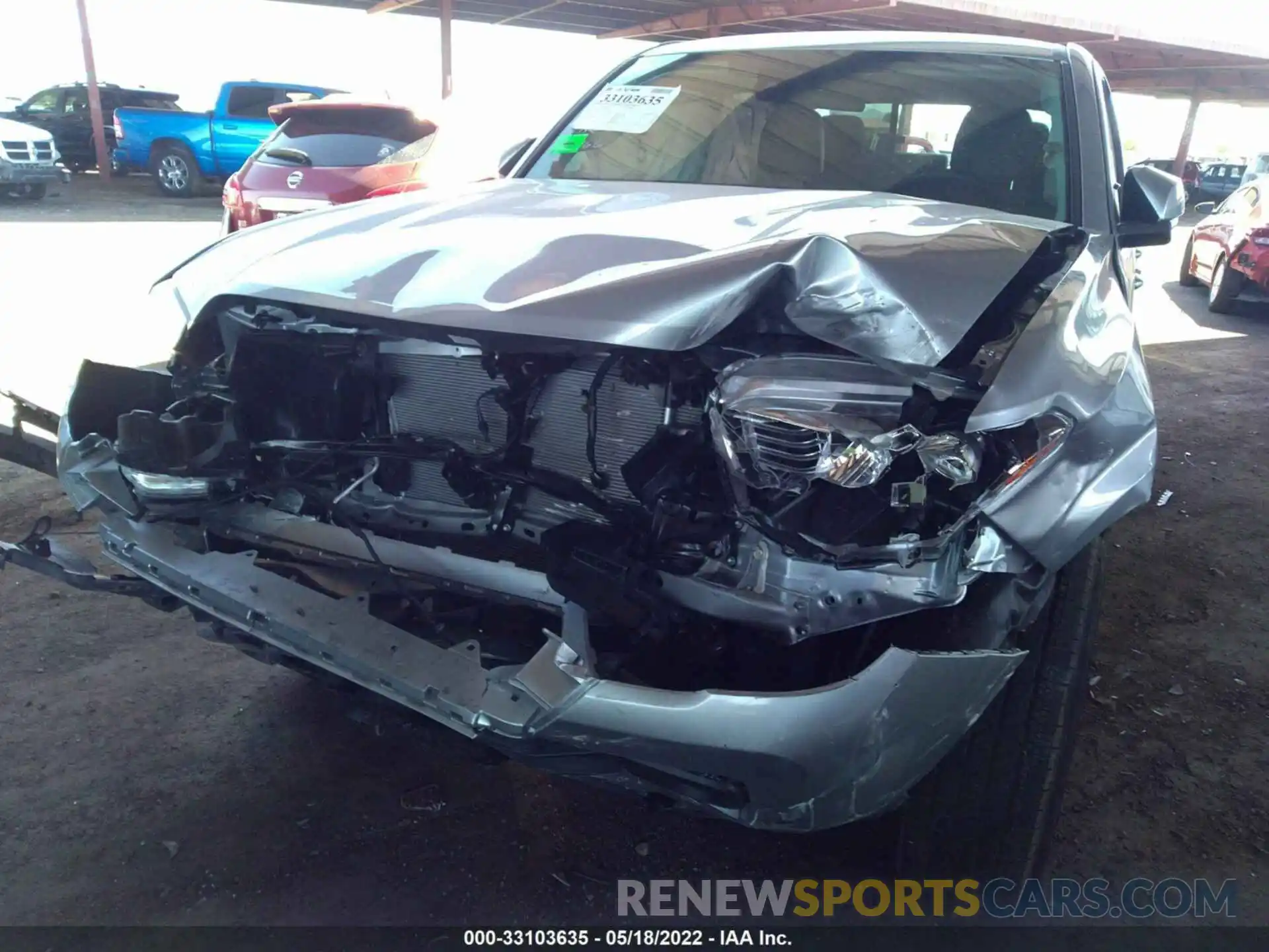 6 Photograph of a damaged car 3TYAX5GNXNT048466 TOYOTA TACOMA 2WD 2022