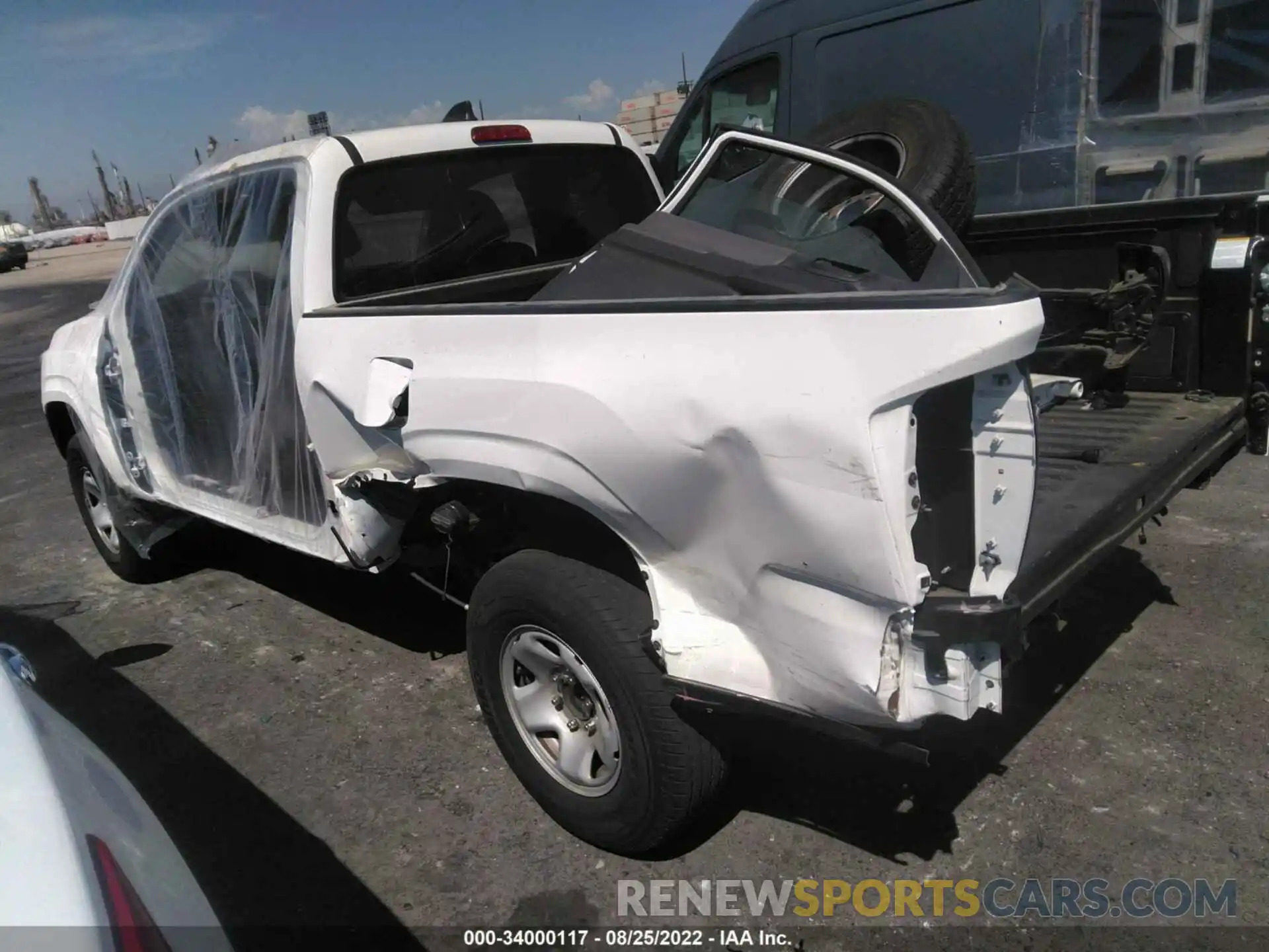 3 Photograph of a damaged car 3TYRX5GN2NT048125 TOYOTA TACOMA 2WD 2022