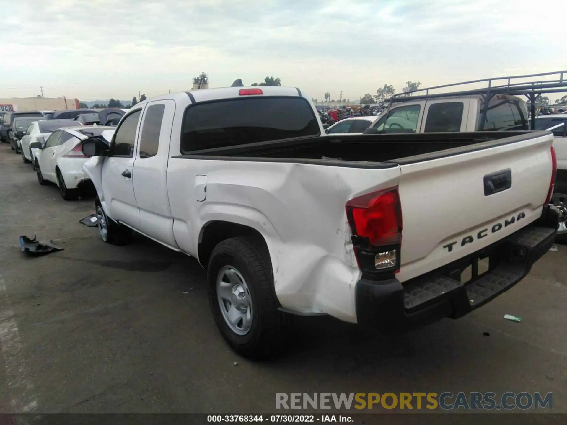 3 Photograph of a damaged car 3TYRX5GN2NT052028 TOYOTA TACOMA 2WD 2022