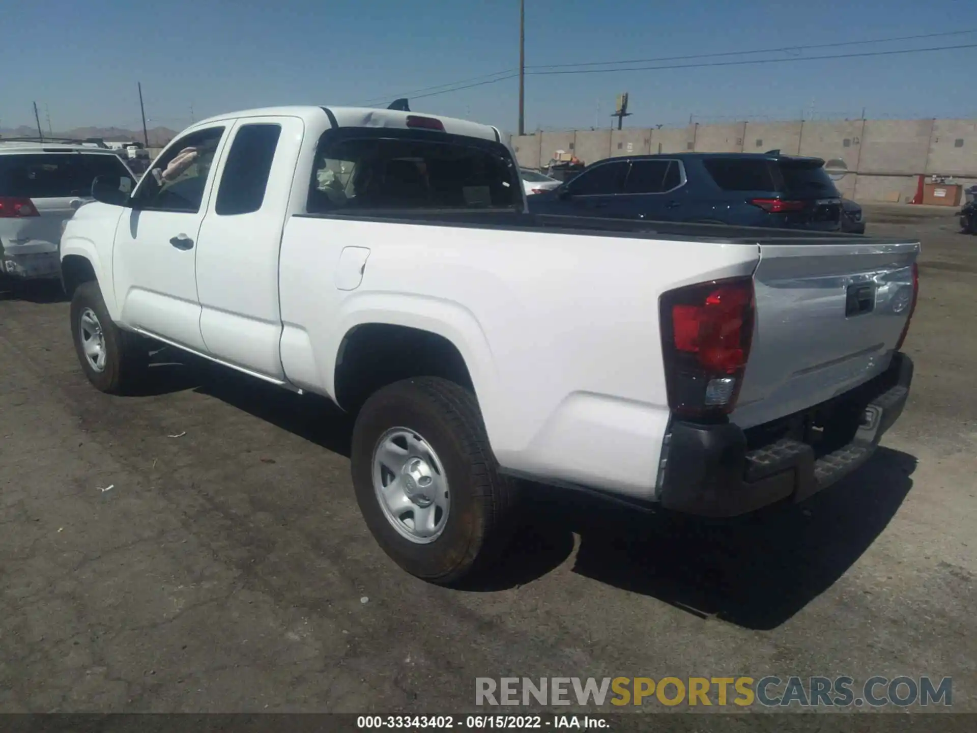 3 Photograph of a damaged car 3TYRX5GN3NT050451 TOYOTA TACOMA 2WD 2022