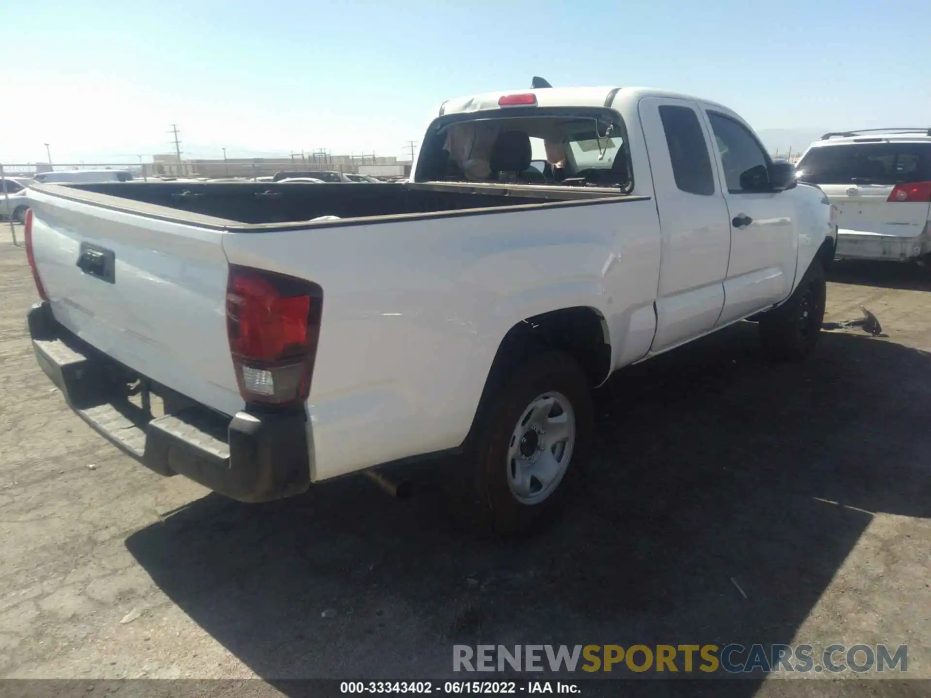 4 Photograph of a damaged car 3TYRX5GN3NT050451 TOYOTA TACOMA 2WD 2022