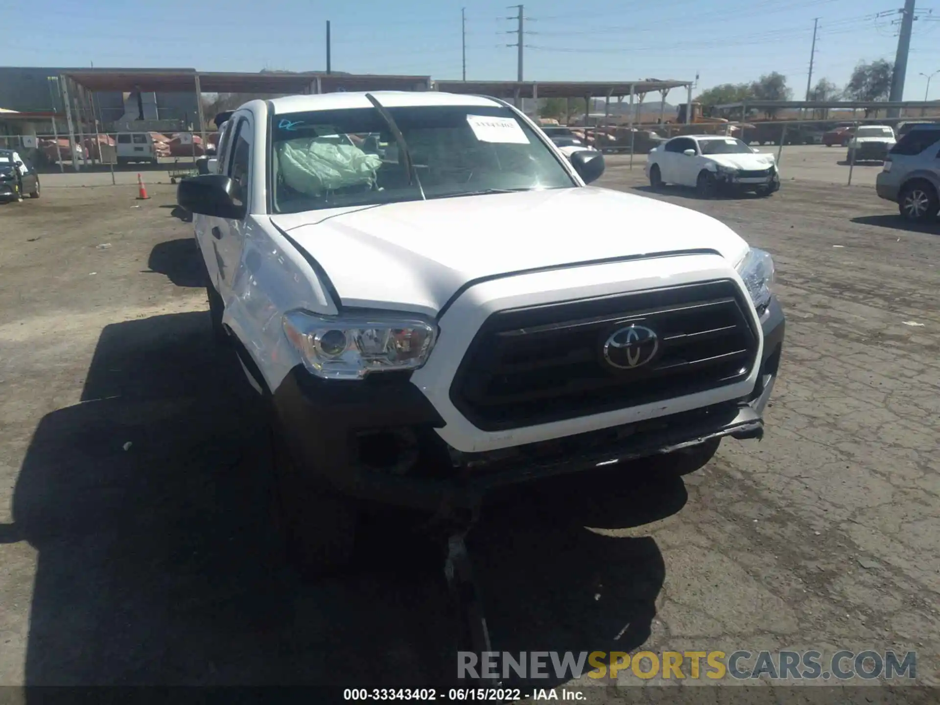 6 Photograph of a damaged car 3TYRX5GN3NT050451 TOYOTA TACOMA 2WD 2022