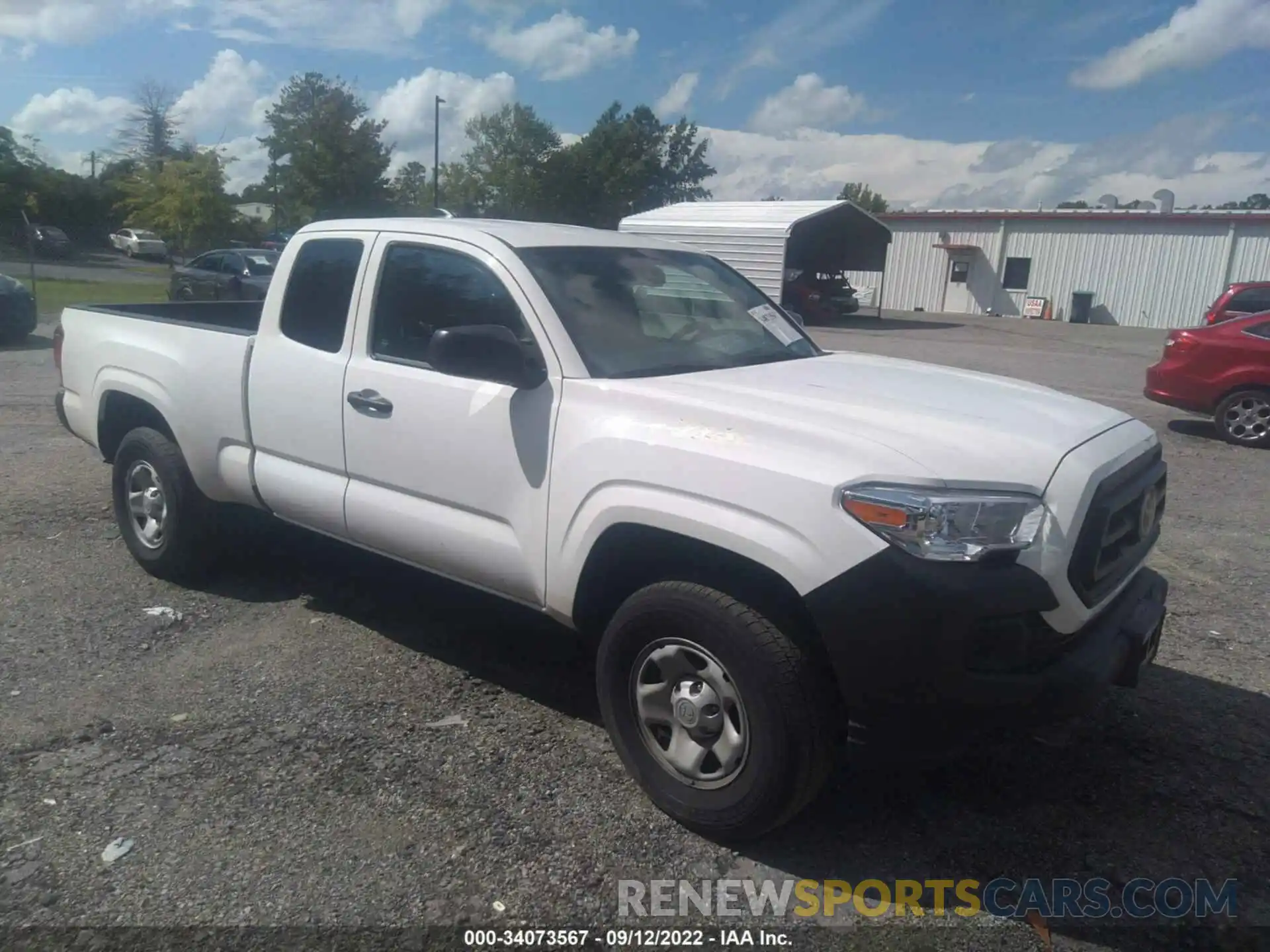 1 Photograph of a damaged car 3TYRX5GN5NT048054 TOYOTA TACOMA 2WD 2022