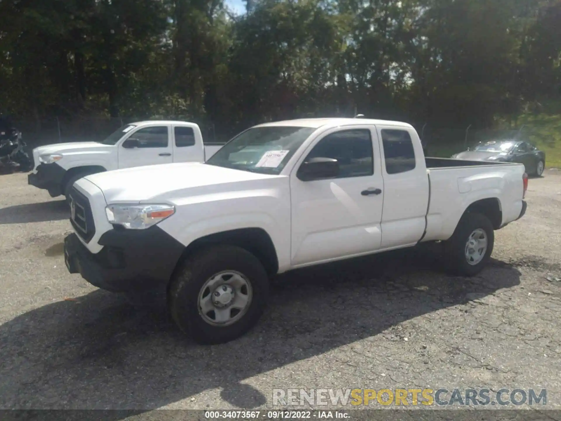 2 Photograph of a damaged car 3TYRX5GN5NT048054 TOYOTA TACOMA 2WD 2022