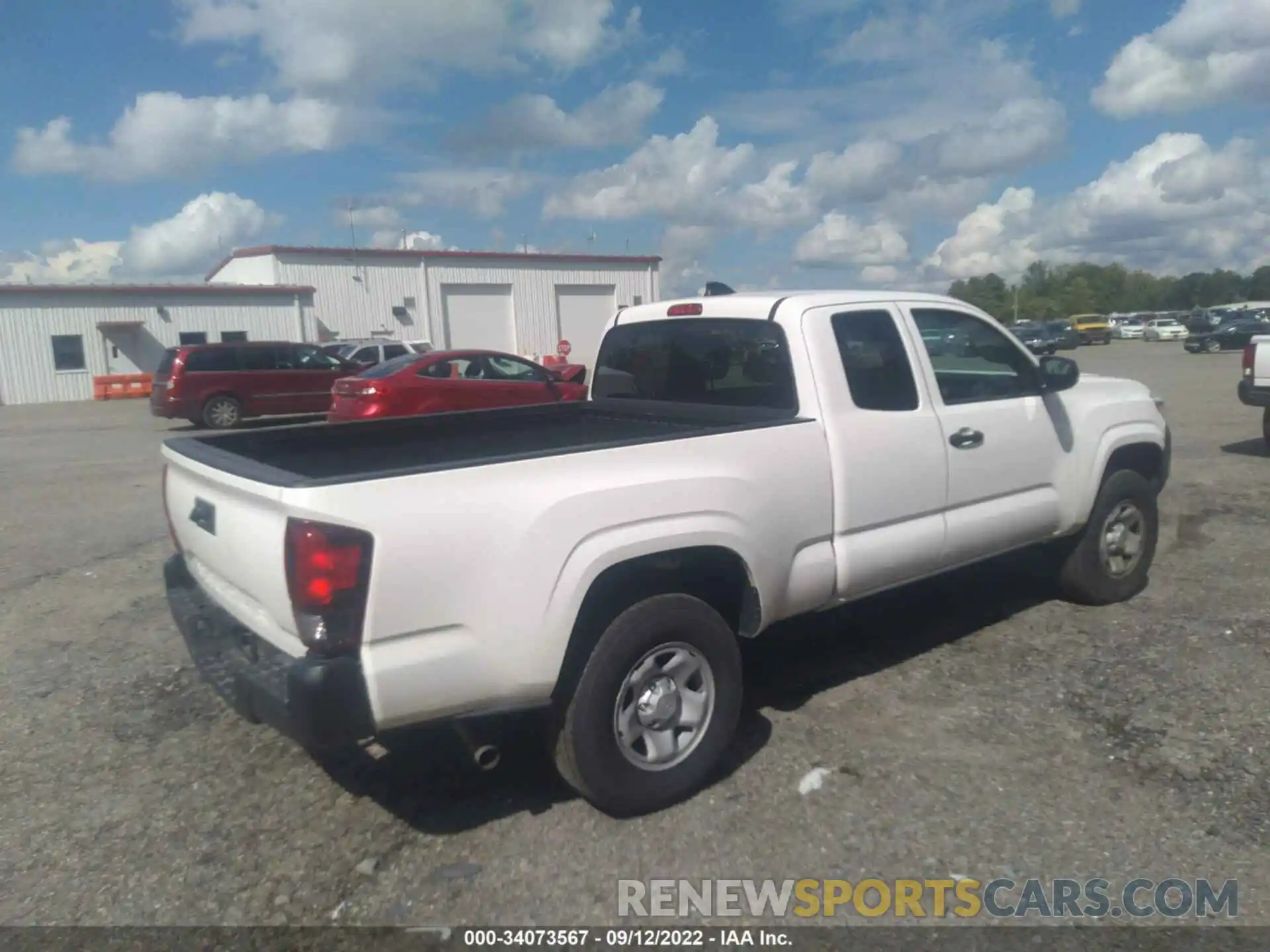 4 Photograph of a damaged car 3TYRX5GN5NT048054 TOYOTA TACOMA 2WD 2022