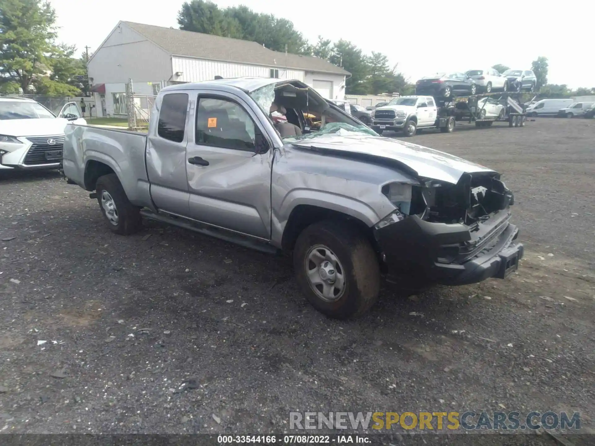 1 Photograph of a damaged car 3TYRX5GN6NT044563 TOYOTA TACOMA 2WD 2022