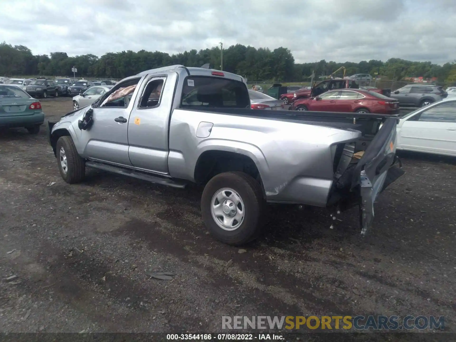 3 Фотография поврежденного автомобиля 3TYRX5GN6NT044563 TOYOTA TACOMA 2WD 2022