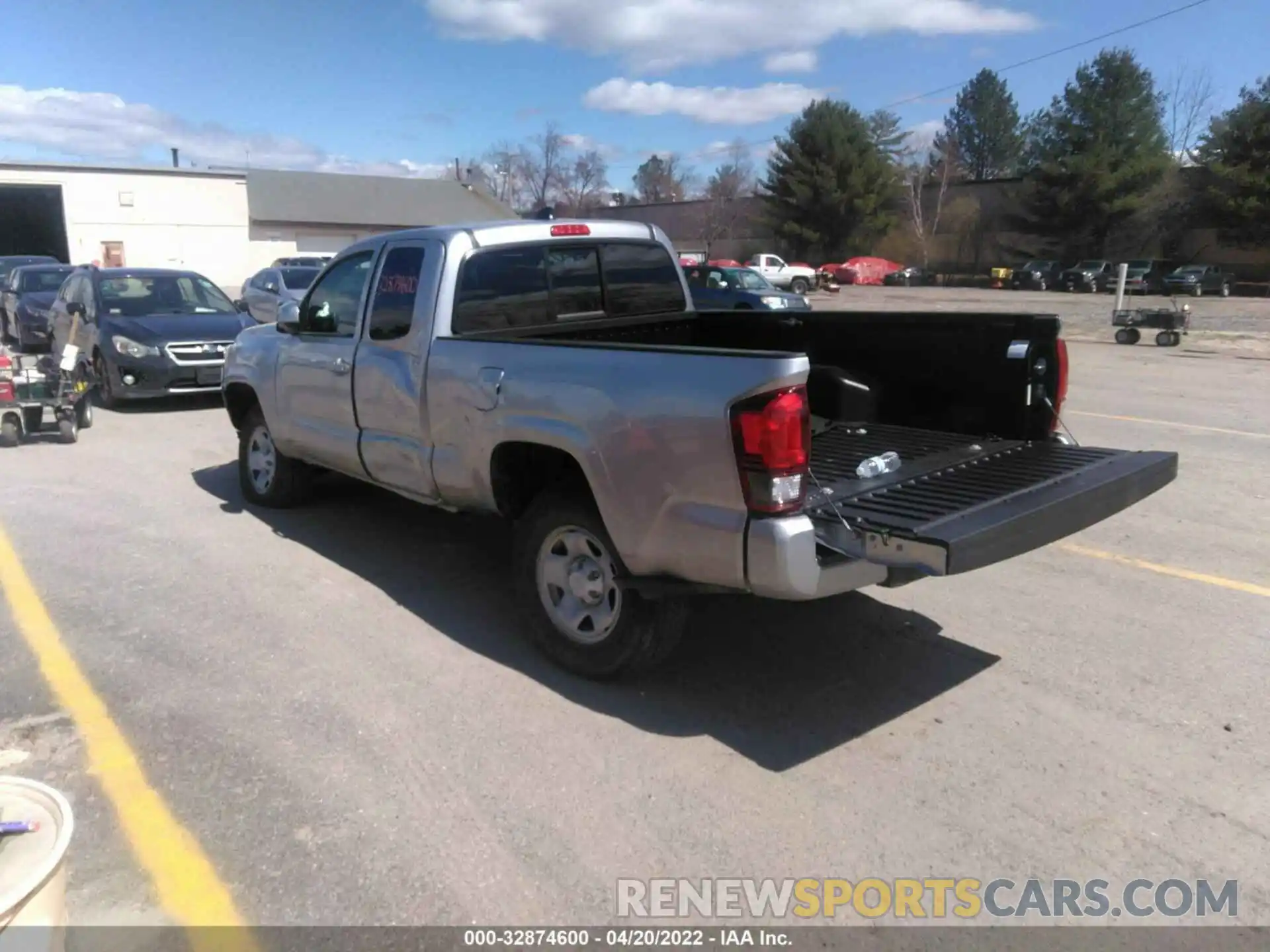 3 Photograph of a damaged car 3TYRX5GN7NT039503 TOYOTA TACOMA 2WD 2022