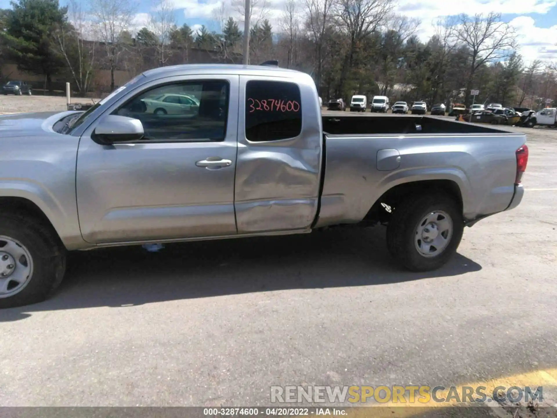 6 Photograph of a damaged car 3TYRX5GN7NT039503 TOYOTA TACOMA 2WD 2022