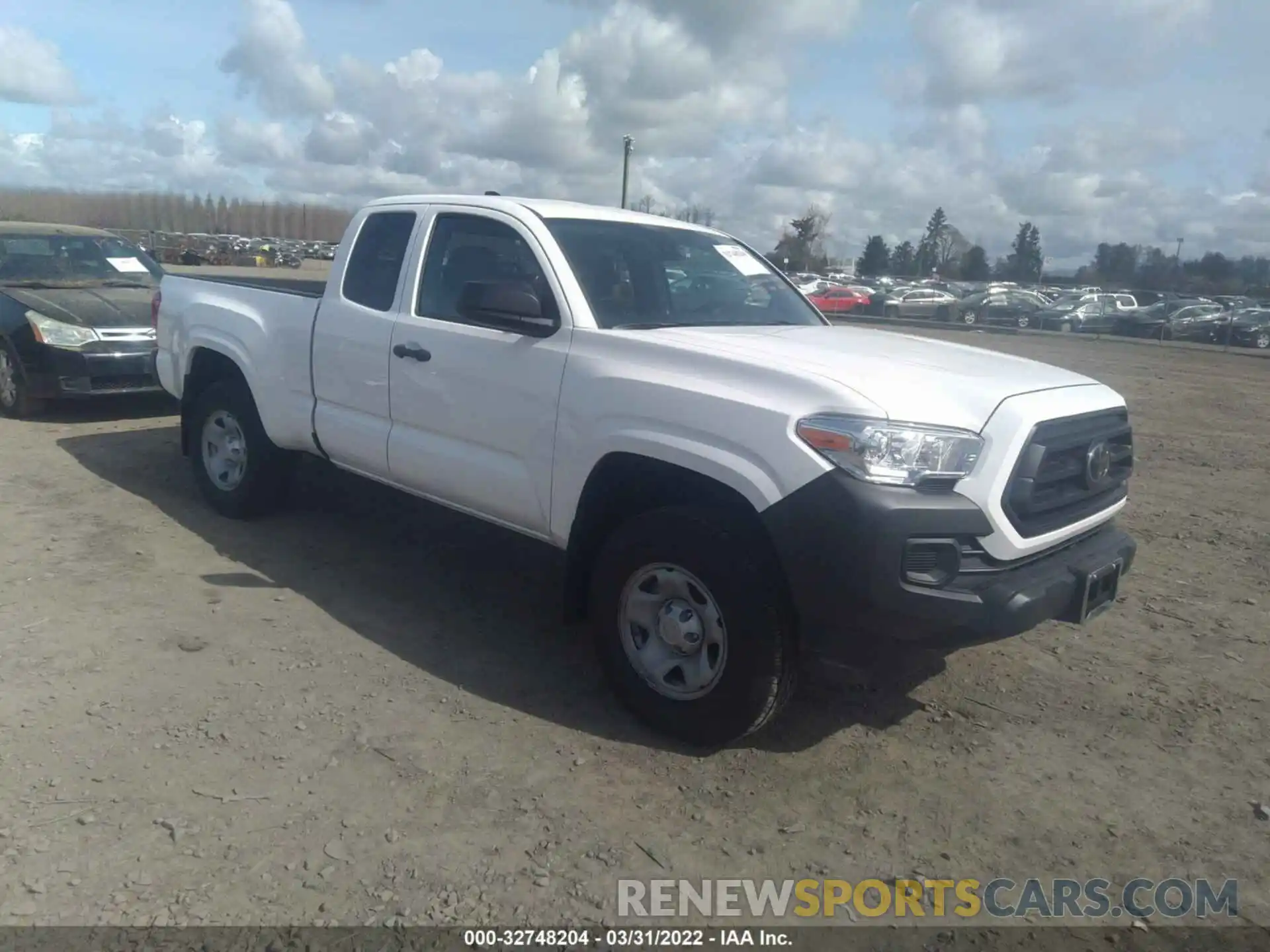 1 Photograph of a damaged car 3TYRX5GN7NT044264 TOYOTA TACOMA 2WD 2022