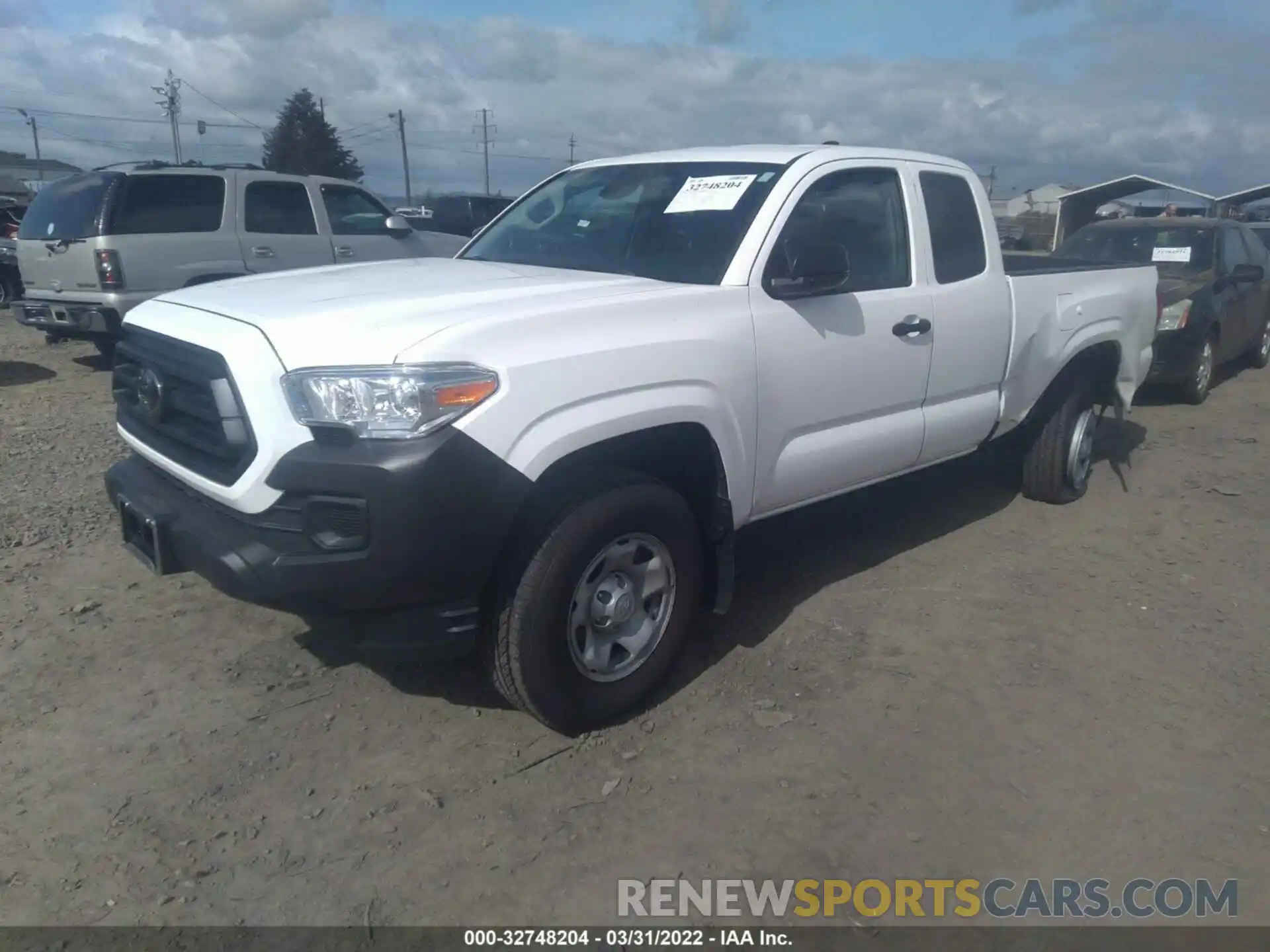 2 Photograph of a damaged car 3TYRX5GN7NT044264 TOYOTA TACOMA 2WD 2022