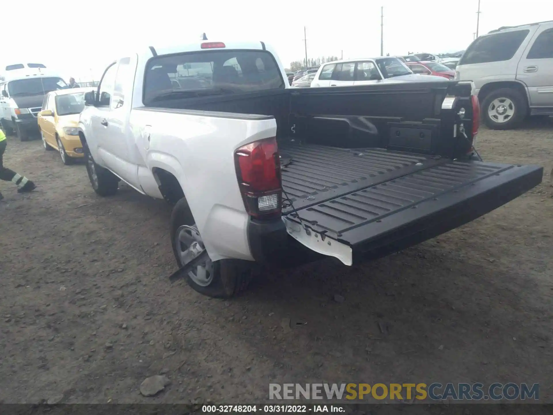 3 Фотография поврежденного автомобиля 3TYRX5GN7NT044264 TOYOTA TACOMA 2WD 2022