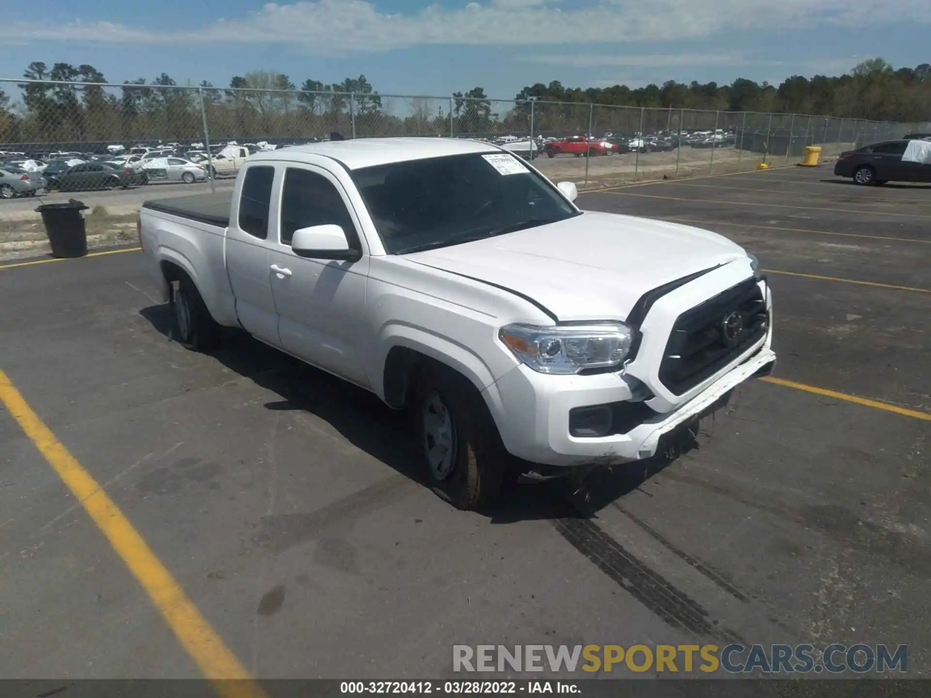 1 Photograph of a damaged car 3TYRX5GN9NT038241 TOYOTA TACOMA 2WD 2022