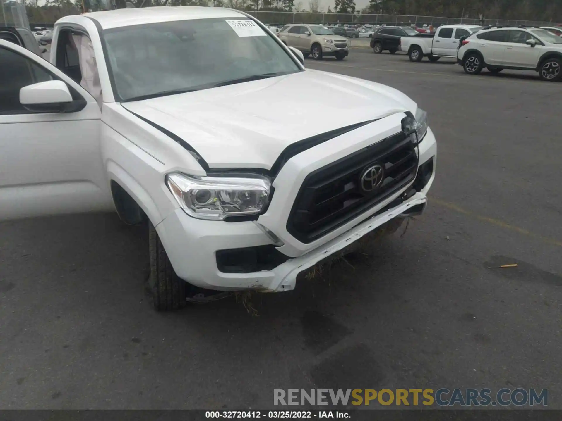 6 Фотография поврежденного автомобиля 3TYRX5GN9NT038241 TOYOTA TACOMA 2WD 2022