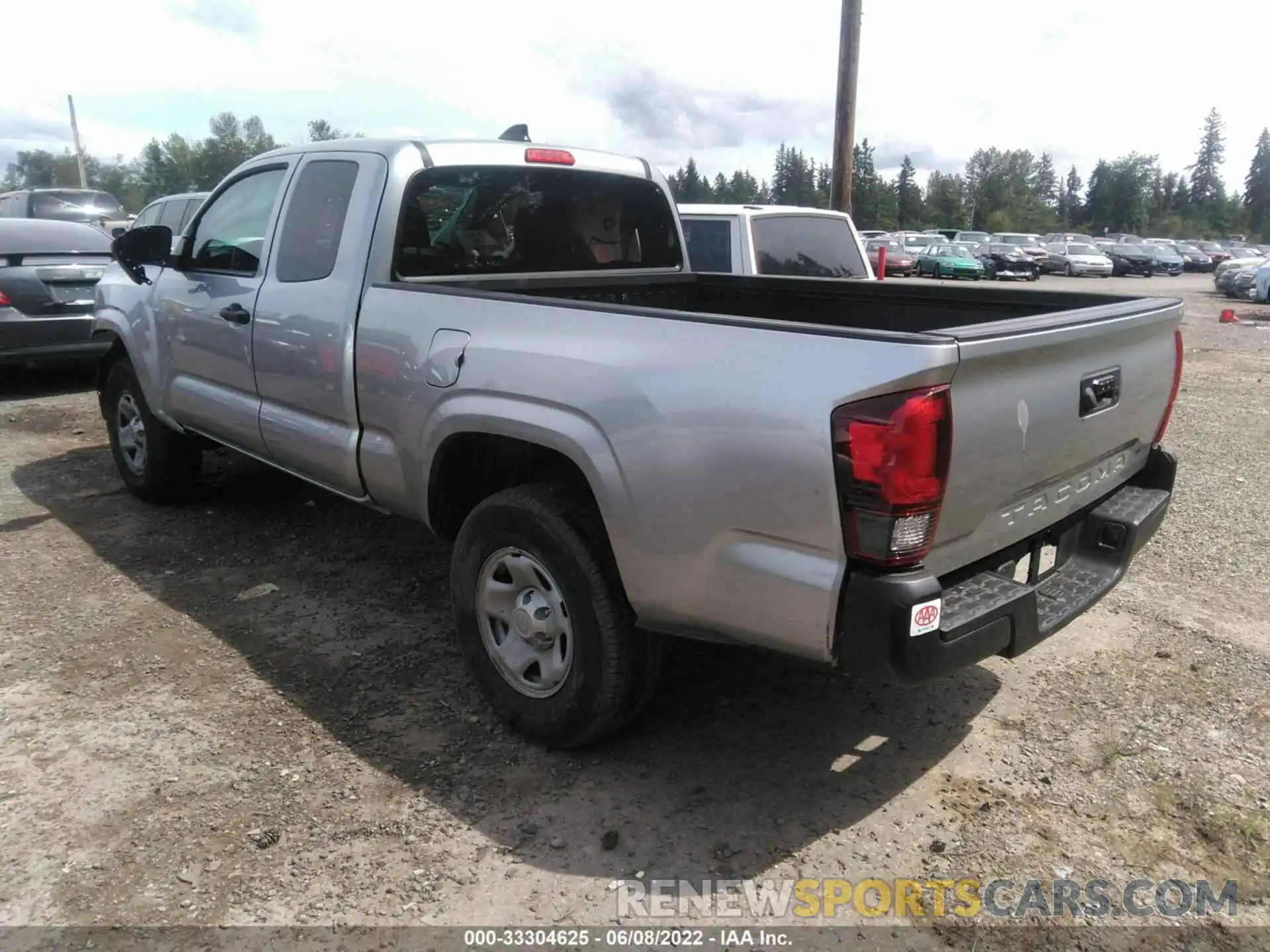 3 Photograph of a damaged car 3TYRX5GNXNT035767 TOYOTA TACOMA 2WD 2022