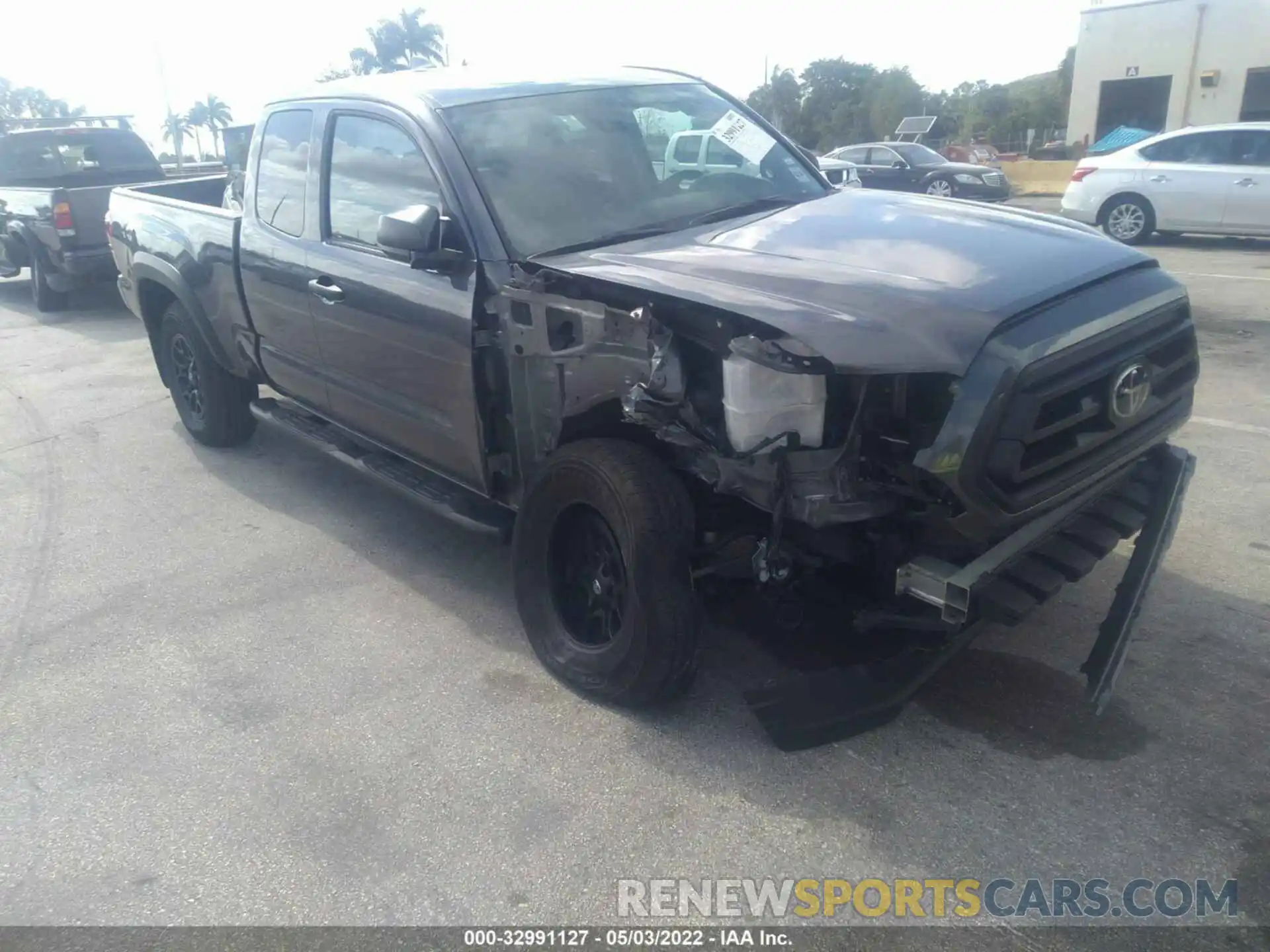 1 Photograph of a damaged car 3TYRZ5CN0NT014457 TOYOTA TACOMA 2WD 2022