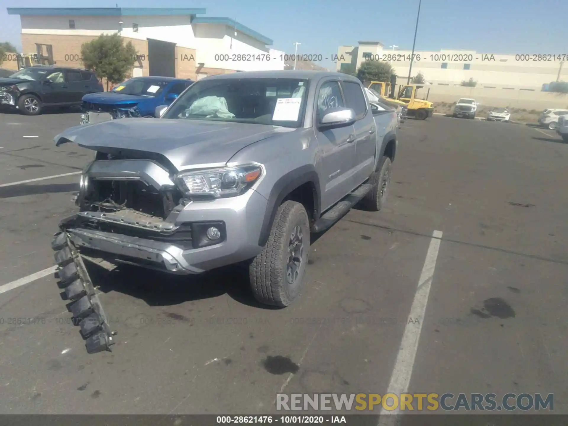 2 Photograph of a damaged car 3TMCZ5AN0KM194975 TOYOTA TACOMA 4WD 2019