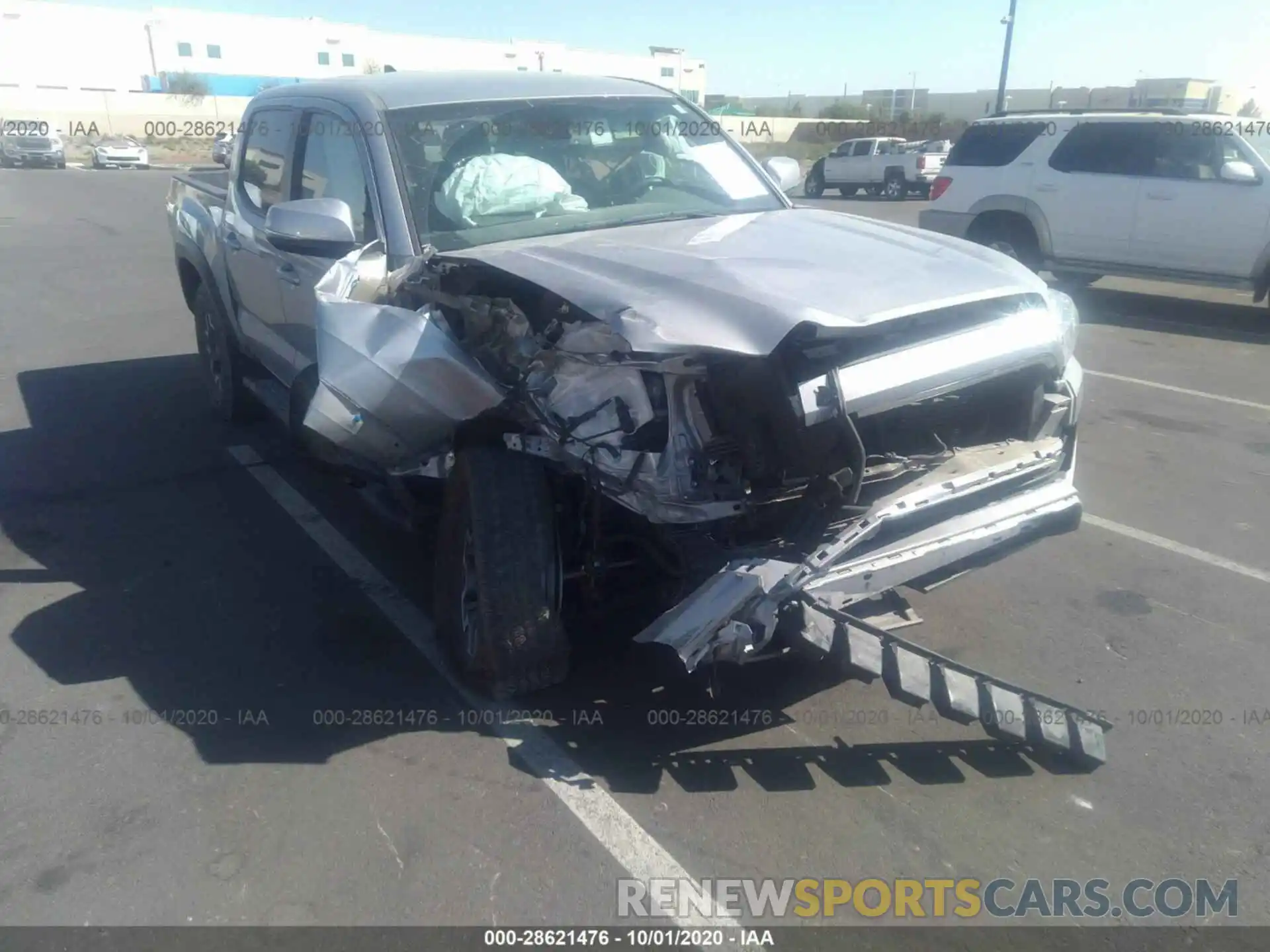 6 Photograph of a damaged car 3TMCZ5AN0KM194975 TOYOTA TACOMA 4WD 2019