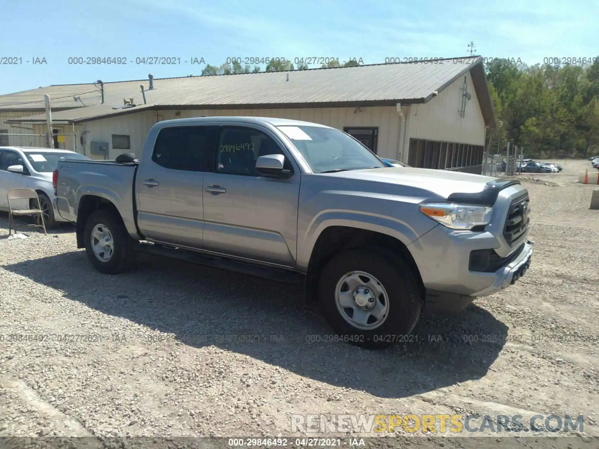 1 Photograph of a damaged car 3TMCZ5AN0KM201620 TOYOTA TACOMA 4WD 2019