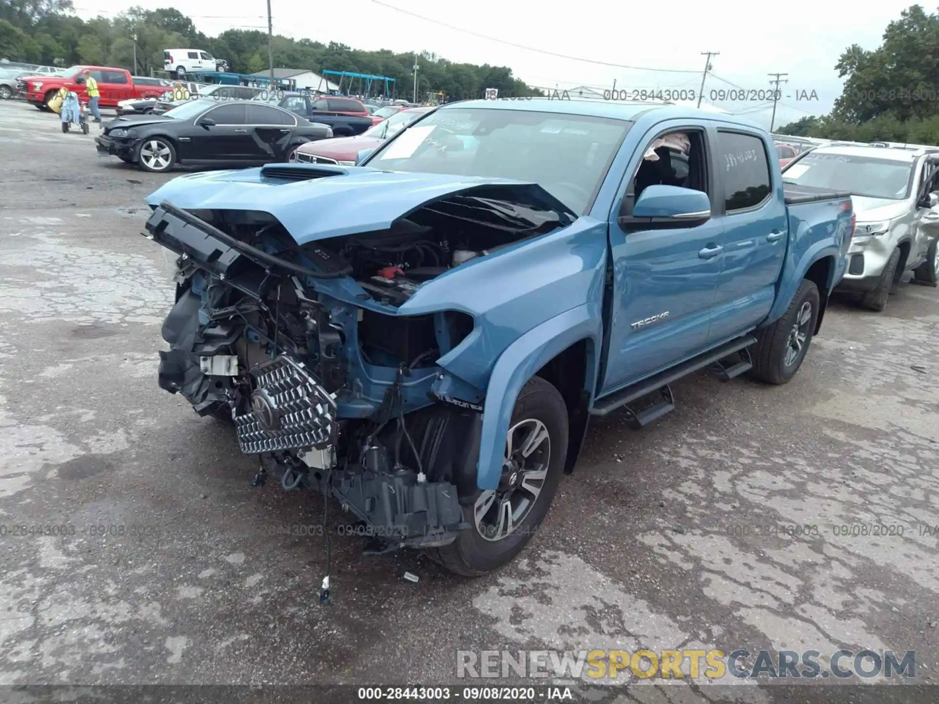 2 Photograph of a damaged car 3TMCZ5AN0KM201939 TOYOTA TACOMA 4WD 2019