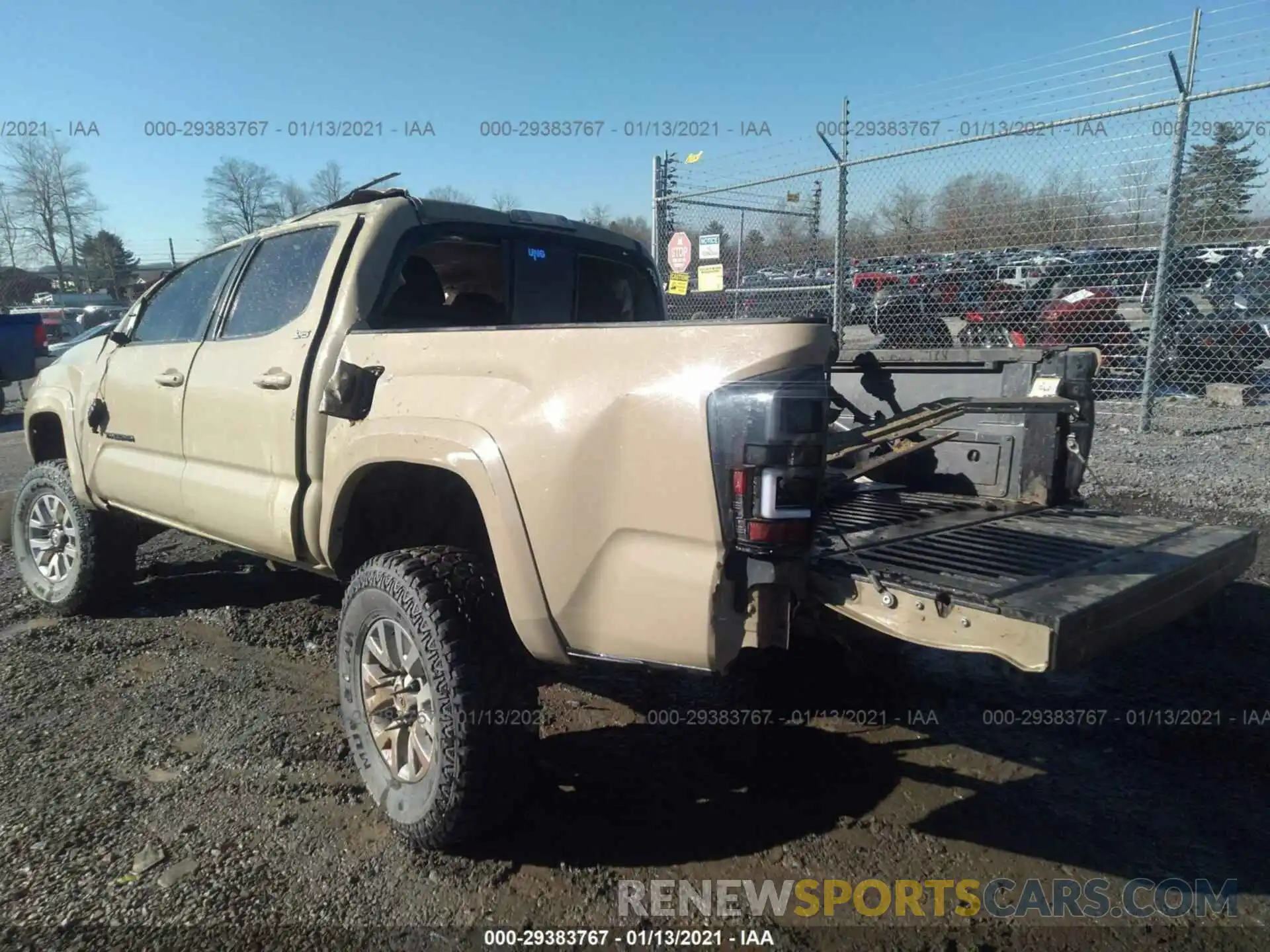 3 Photograph of a damaged car 3TMCZ5AN0KM202556 TOYOTA TACOMA 4WD 2019