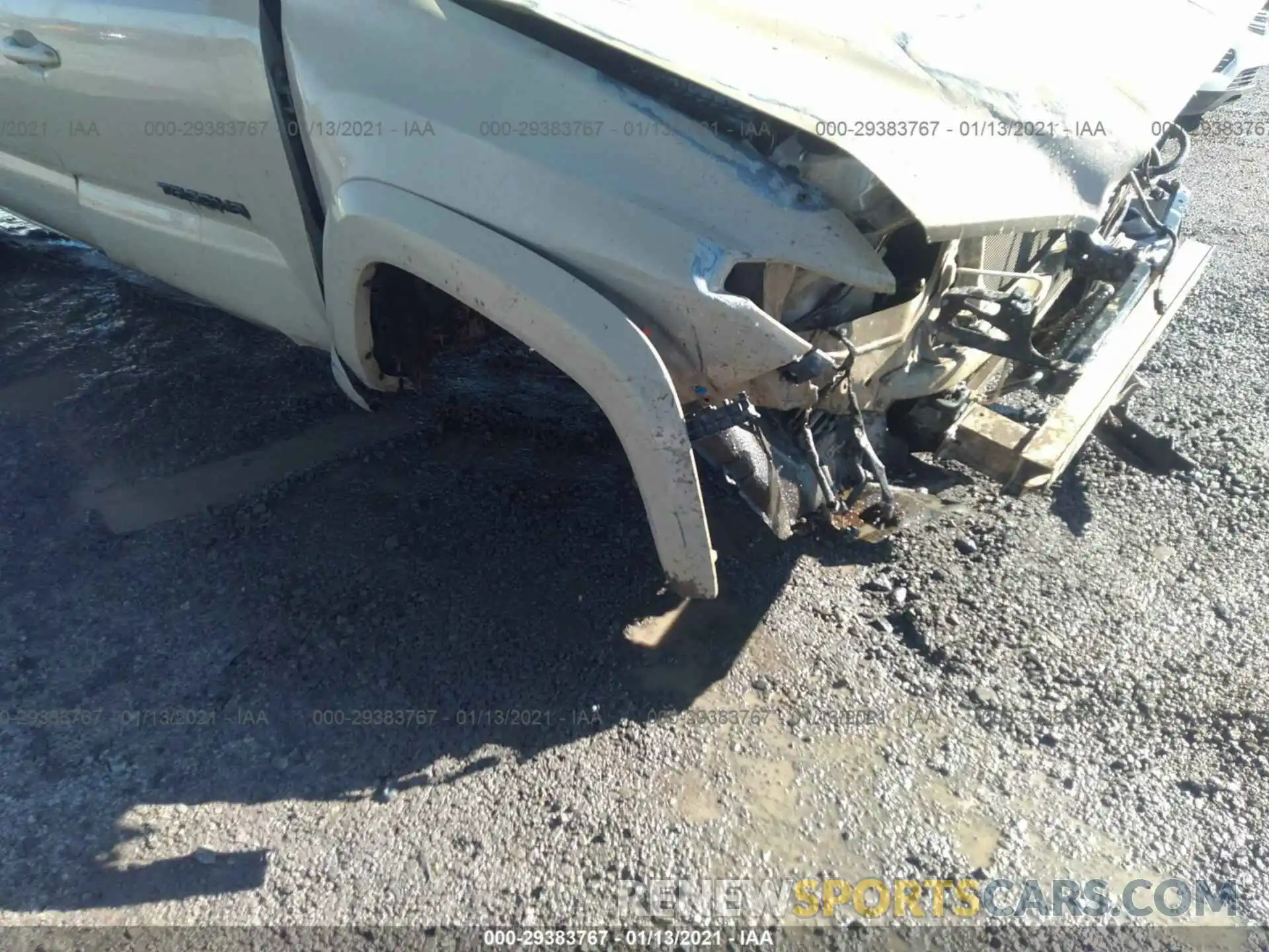 6 Photograph of a damaged car 3TMCZ5AN0KM202556 TOYOTA TACOMA 4WD 2019