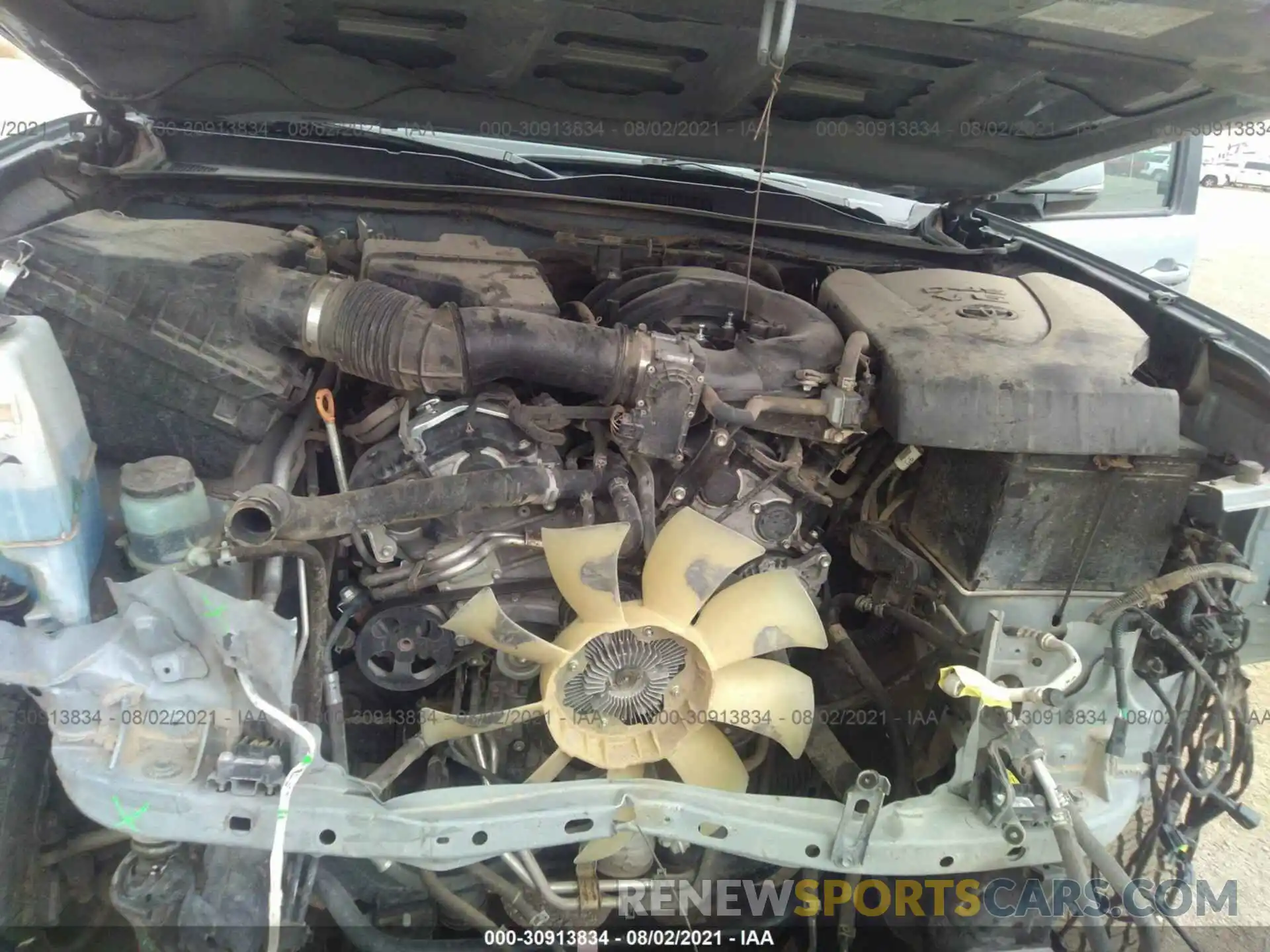 10 Photograph of a damaged car 3TMCZ5AN0KM204257 TOYOTA TACOMA 4WD 2019