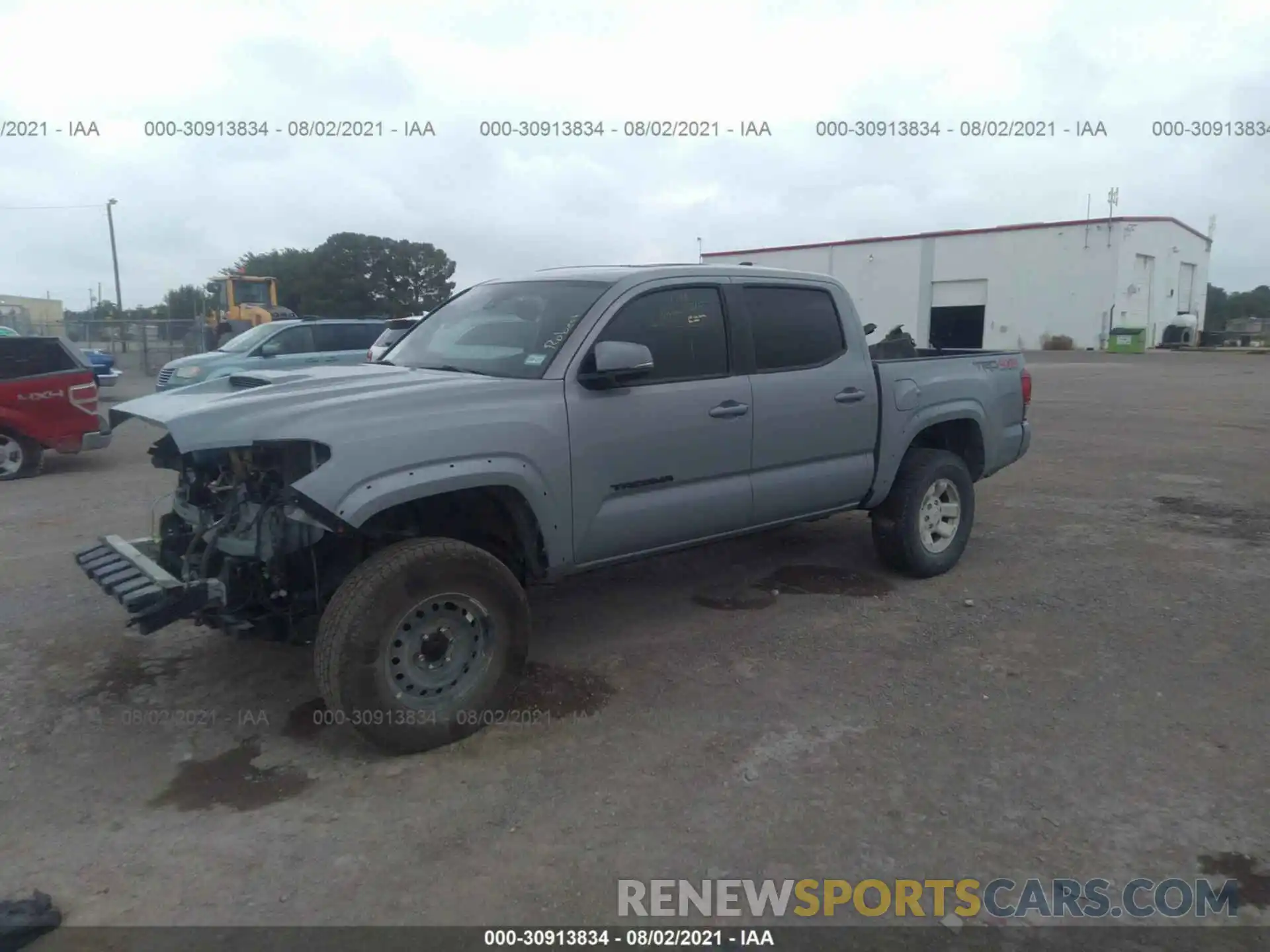 2 Photograph of a damaged car 3TMCZ5AN0KM204257 TOYOTA TACOMA 4WD 2019