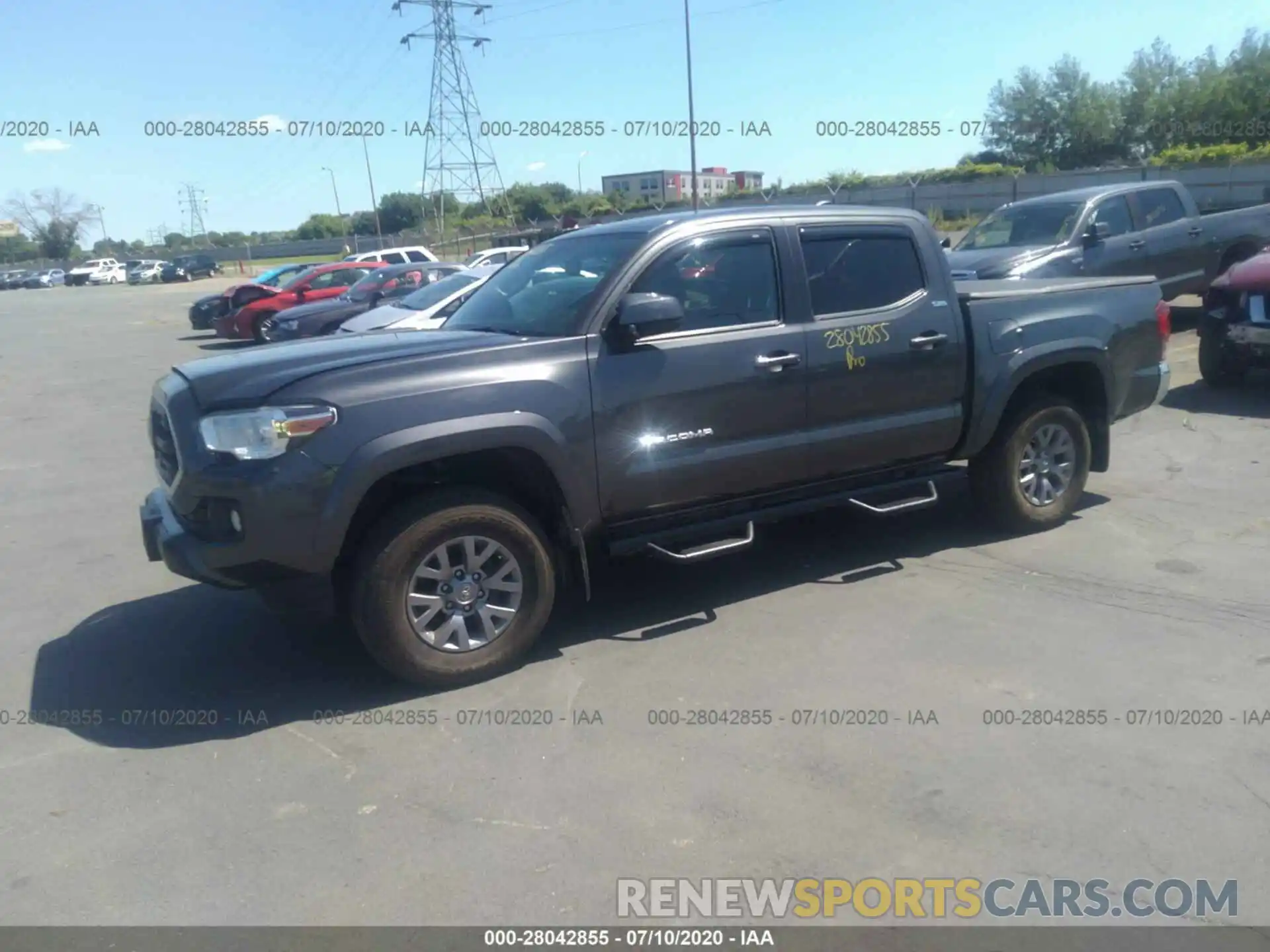 2 Photograph of a damaged car 3TMCZ5AN0KM205327 TOYOTA TACOMA 4WD 2019