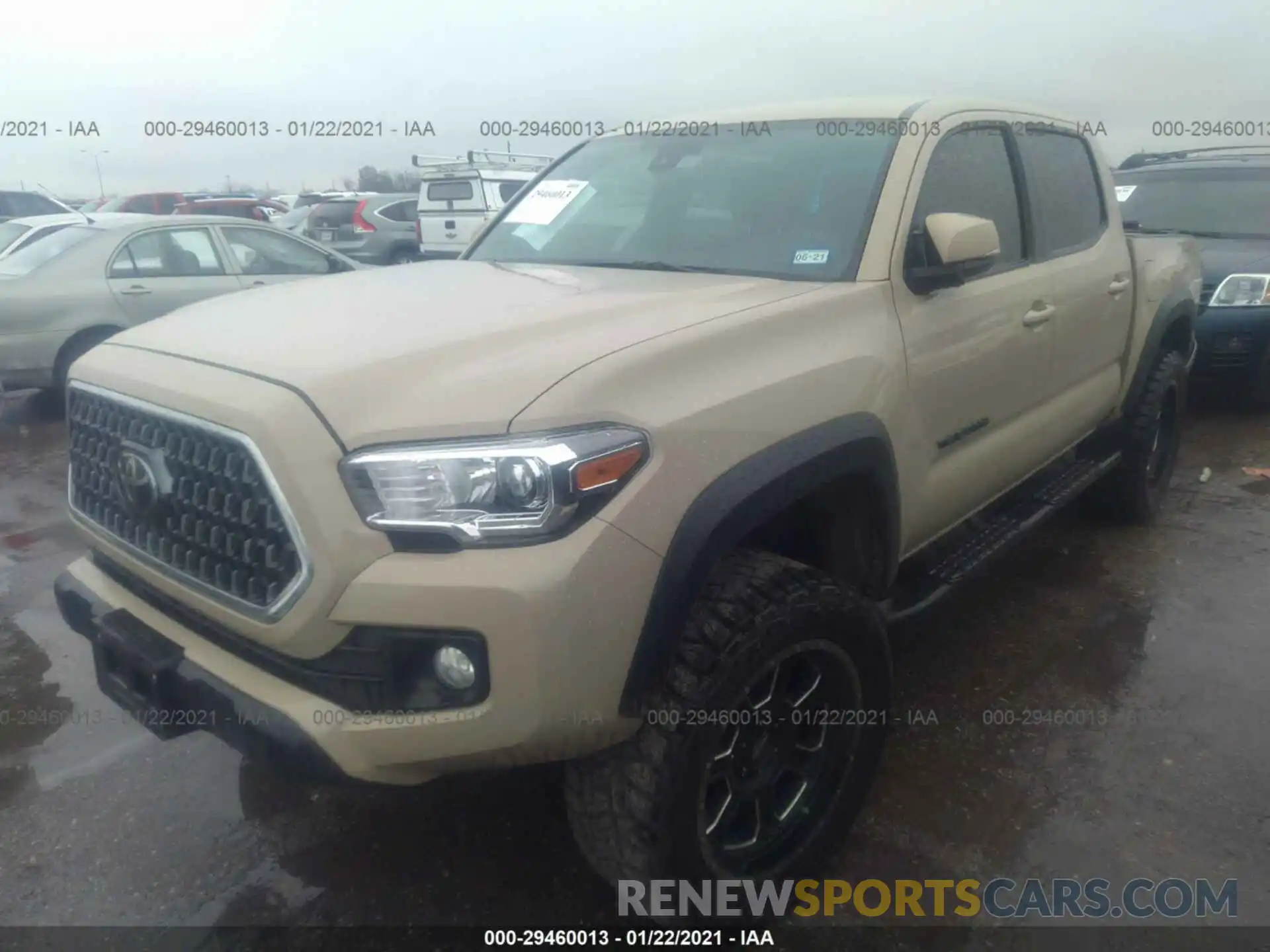 2 Фотография поврежденного автомобиля 3TMCZ5AN0KM207658 TOYOTA TACOMA 4WD 2019