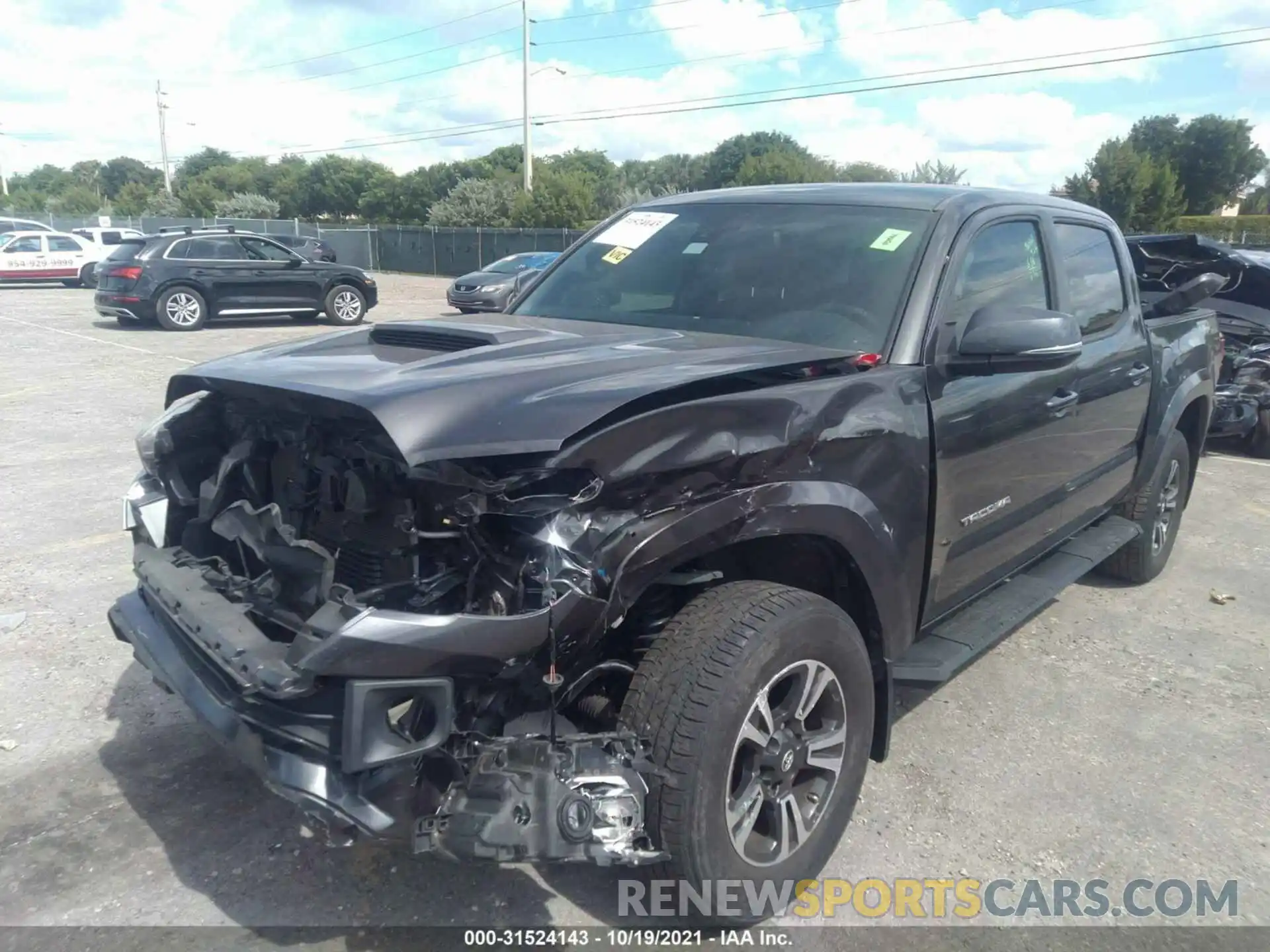 6 Photograph of a damaged car 3TMCZ5AN0KM216912 TOYOTA TACOMA 4WD 2019