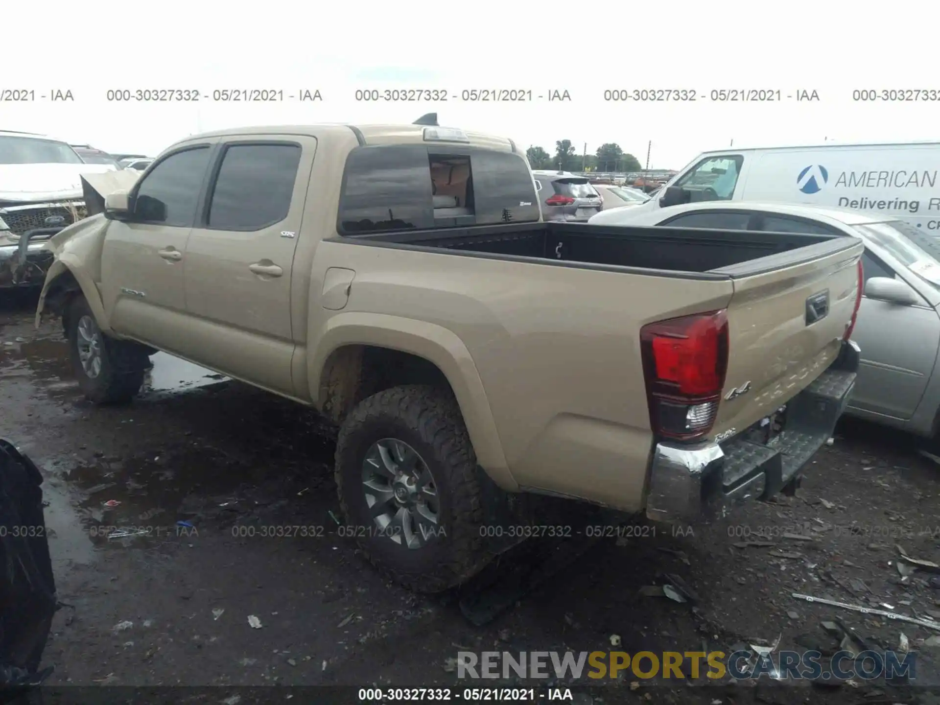 3 Photograph of a damaged car 3TMCZ5AN0KM231958 TOYOTA TACOMA 4WD 2019