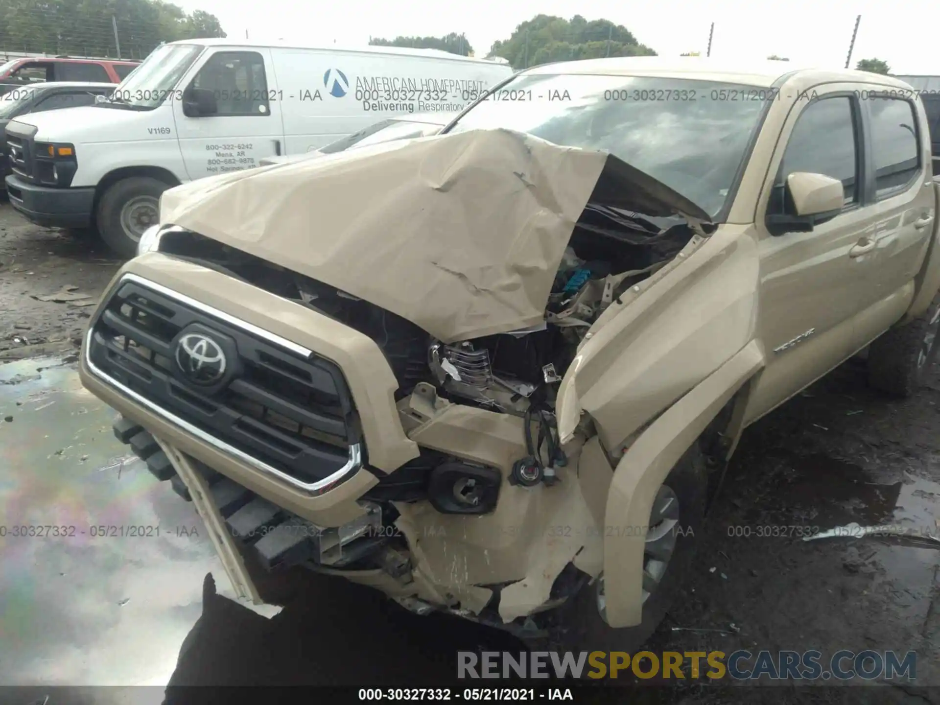 6 Photograph of a damaged car 3TMCZ5AN0KM231958 TOYOTA TACOMA 4WD 2019