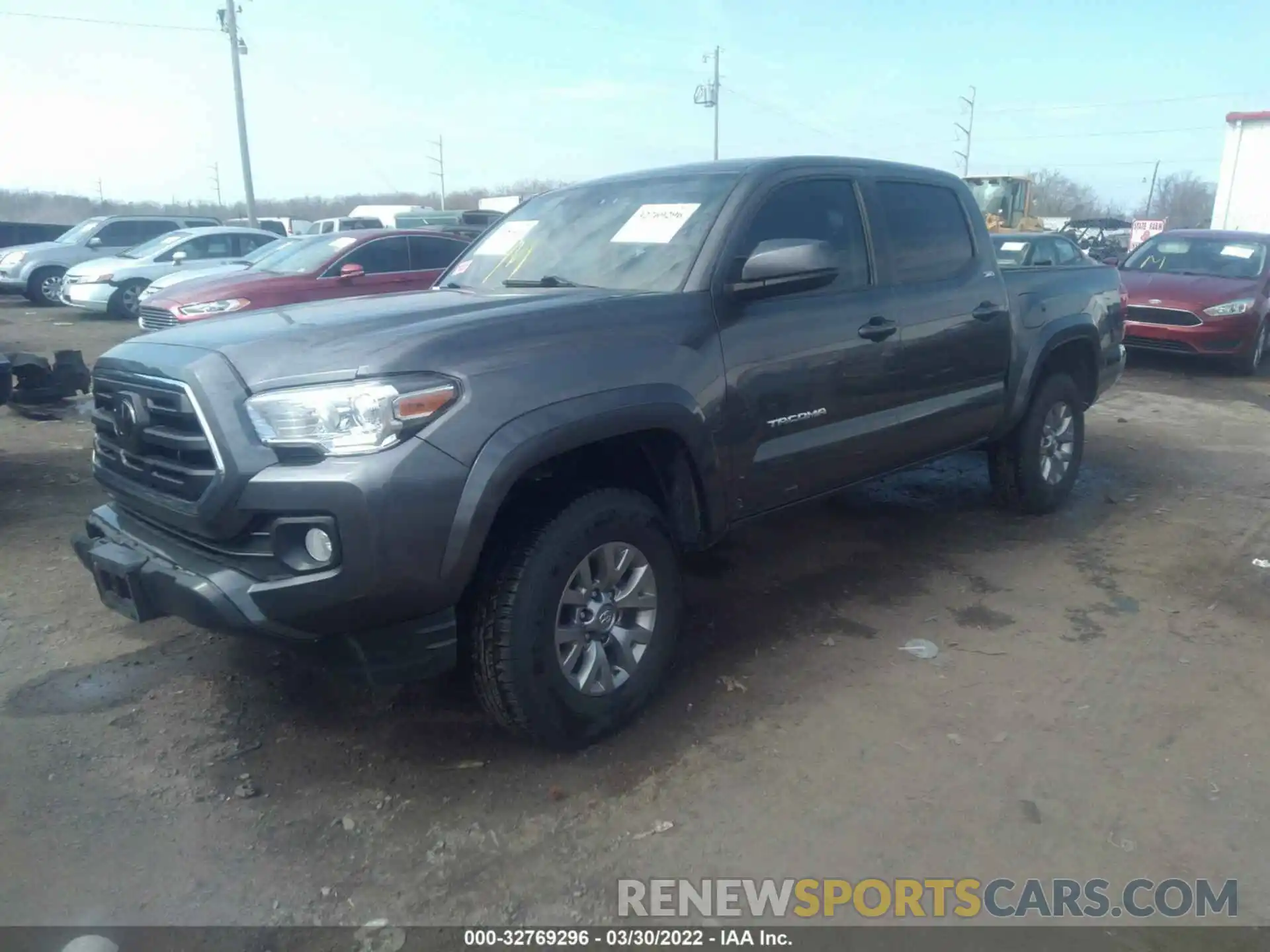 2 Photograph of a damaged car 3TMCZ5AN0KM235041 TOYOTA TACOMA 4WD 2019