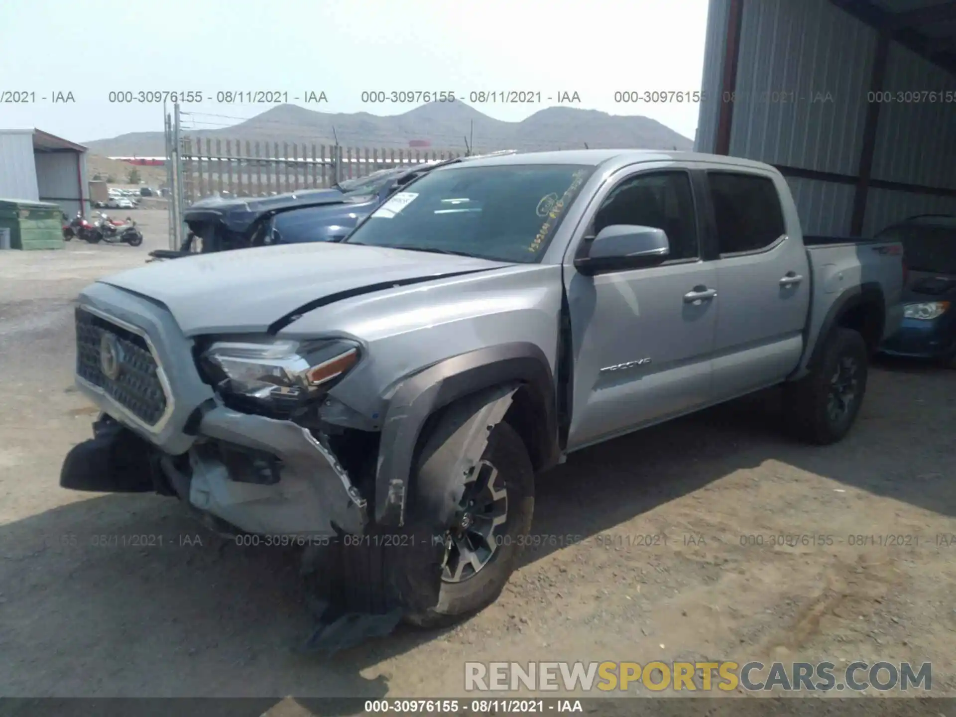 2 Photograph of a damaged car 3TMCZ5AN0KM236979 TOYOTA TACOMA 4WD 2019