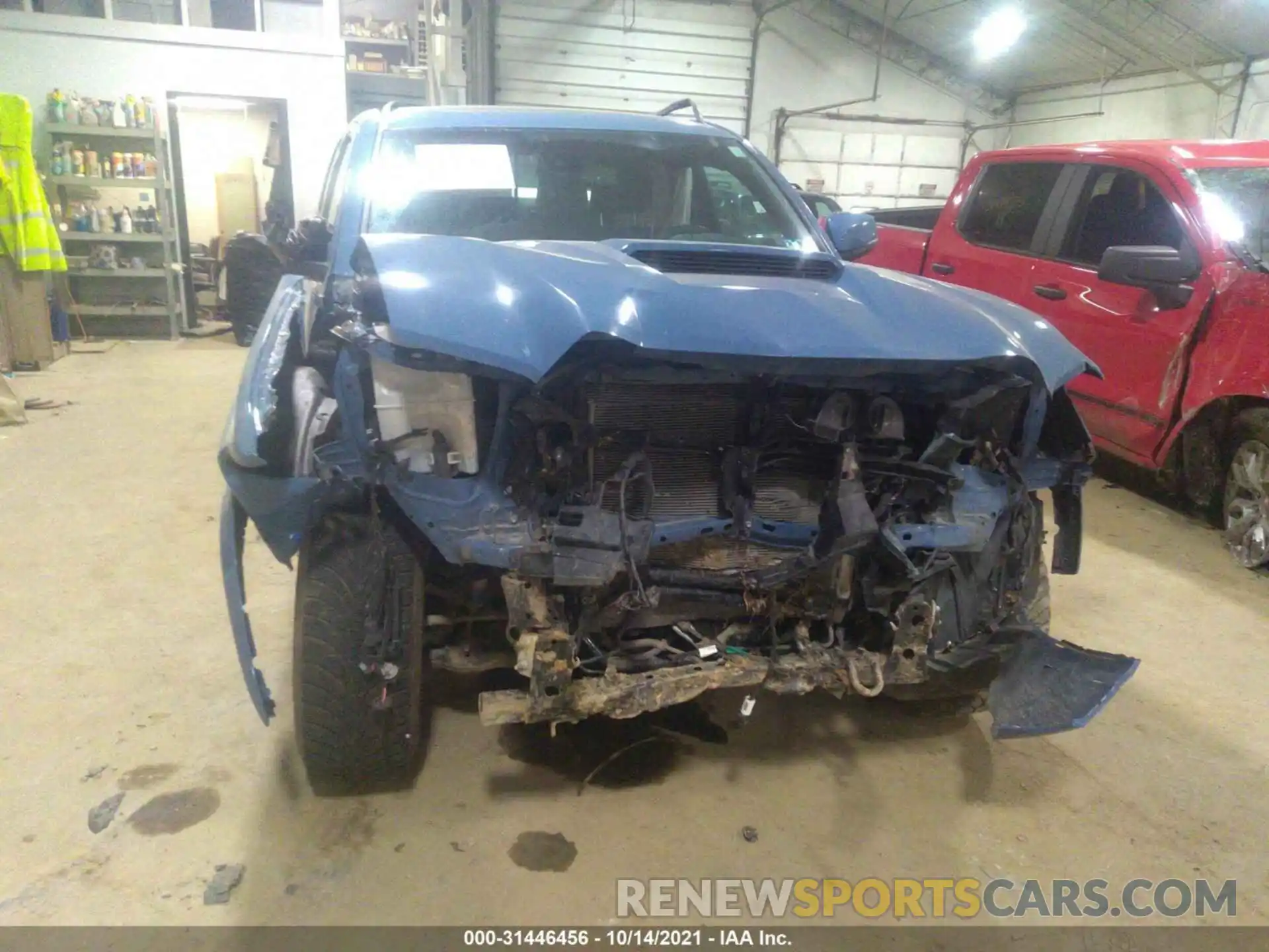 6 Photograph of a damaged car 3TMCZ5AN0KM237999 TOYOTA TACOMA 4WD 2019