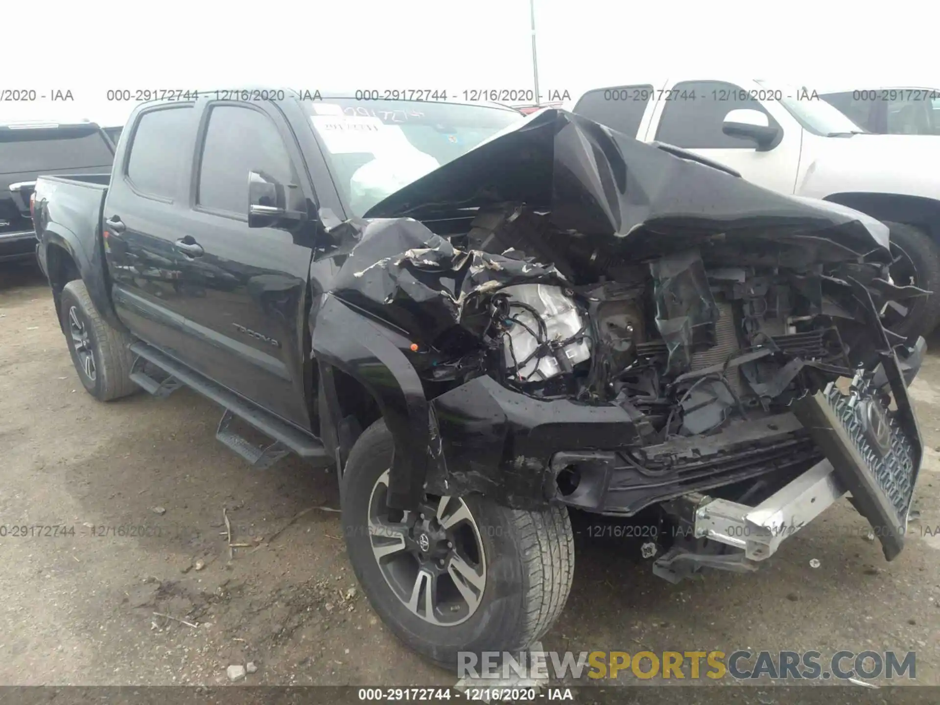 1 Photograph of a damaged car 3TMCZ5AN0KM239946 TOYOTA TACOMA 4WD 2019