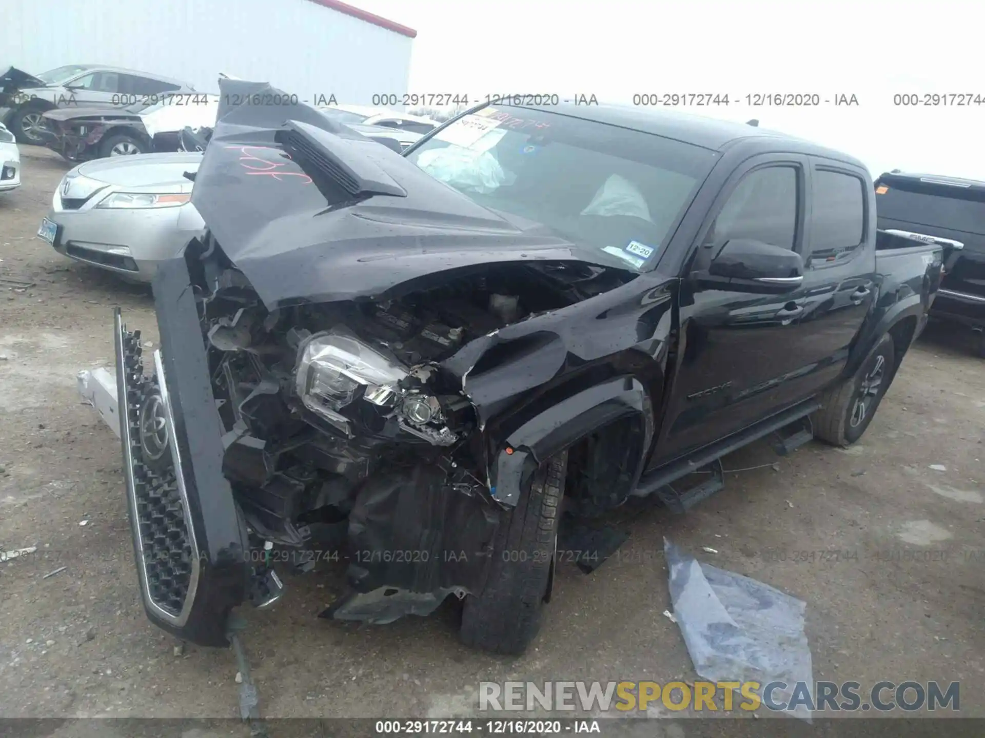 2 Photograph of a damaged car 3TMCZ5AN0KM239946 TOYOTA TACOMA 4WD 2019