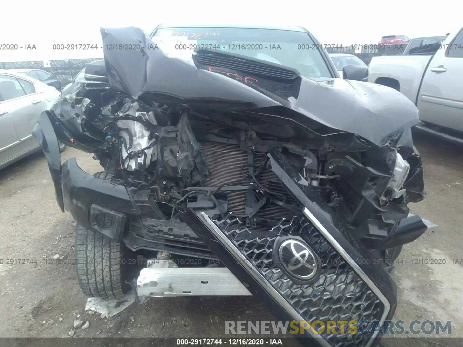 6 Photograph of a damaged car 3TMCZ5AN0KM239946 TOYOTA TACOMA 4WD 2019